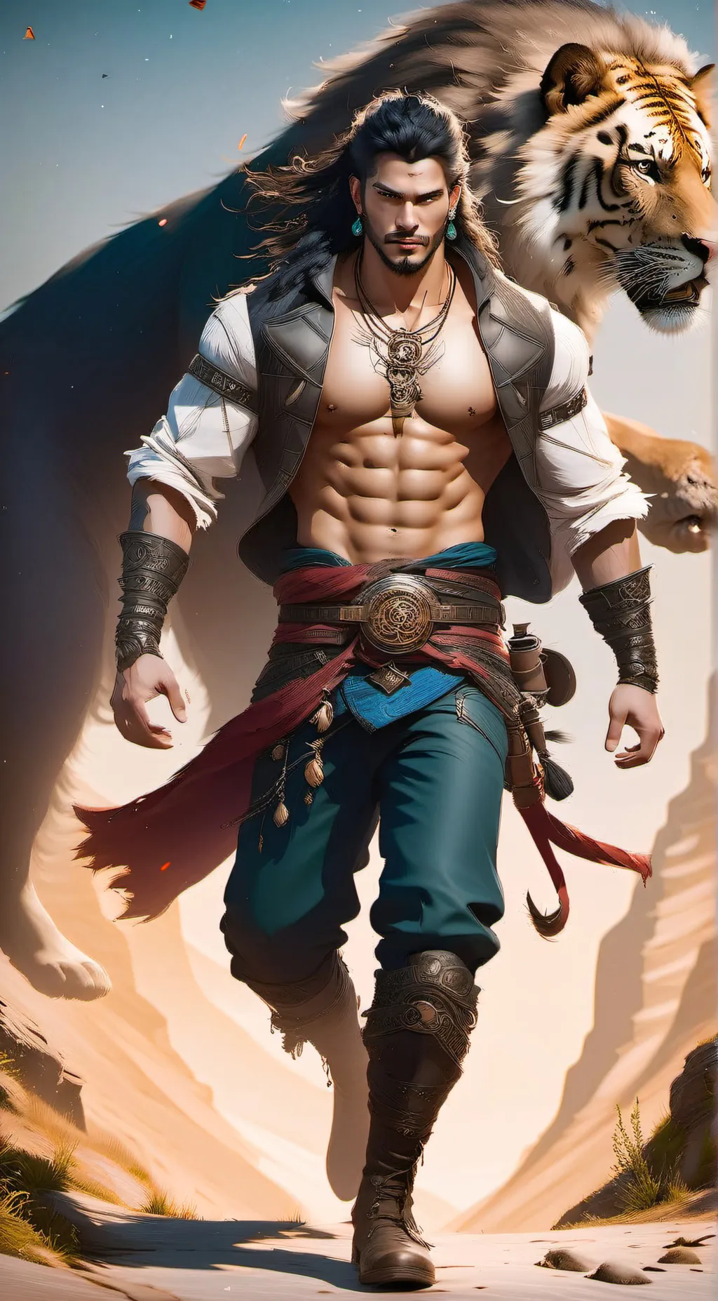 ai character: Orion Stormcalled background