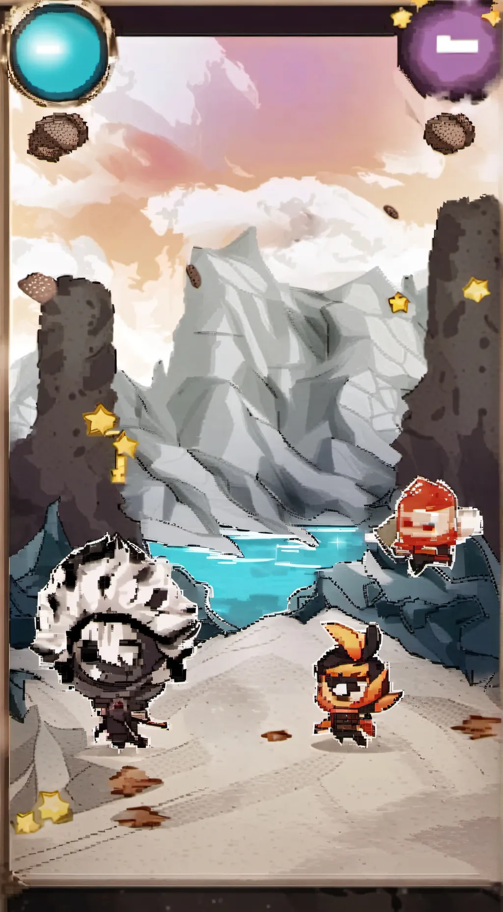 ai character: random background