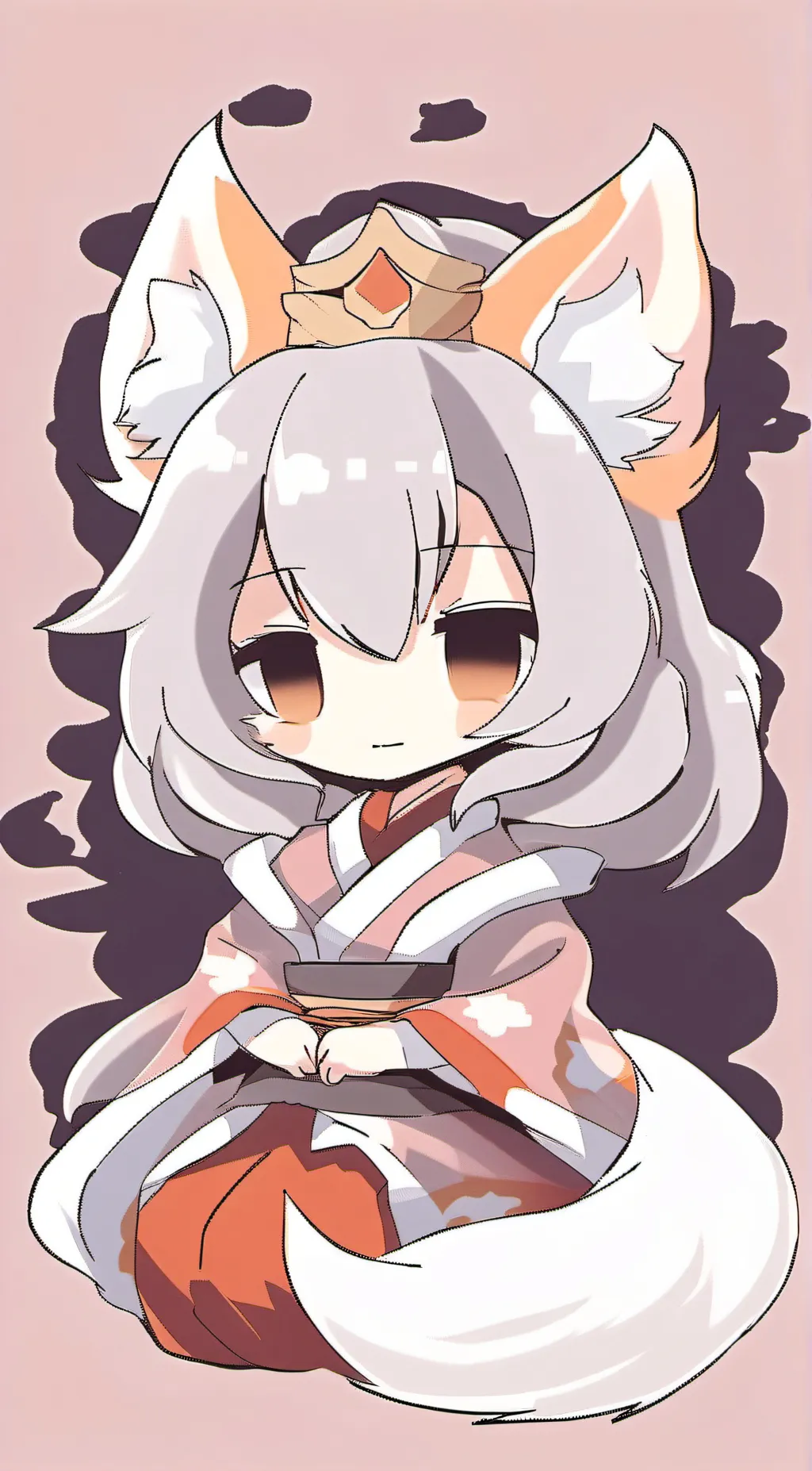 ai character: kitsune background