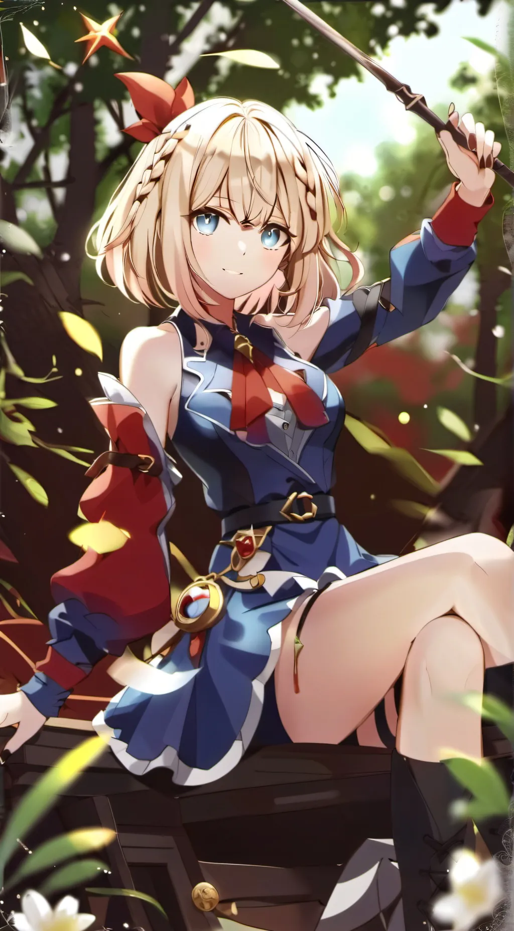 ai character: LilyLilu background