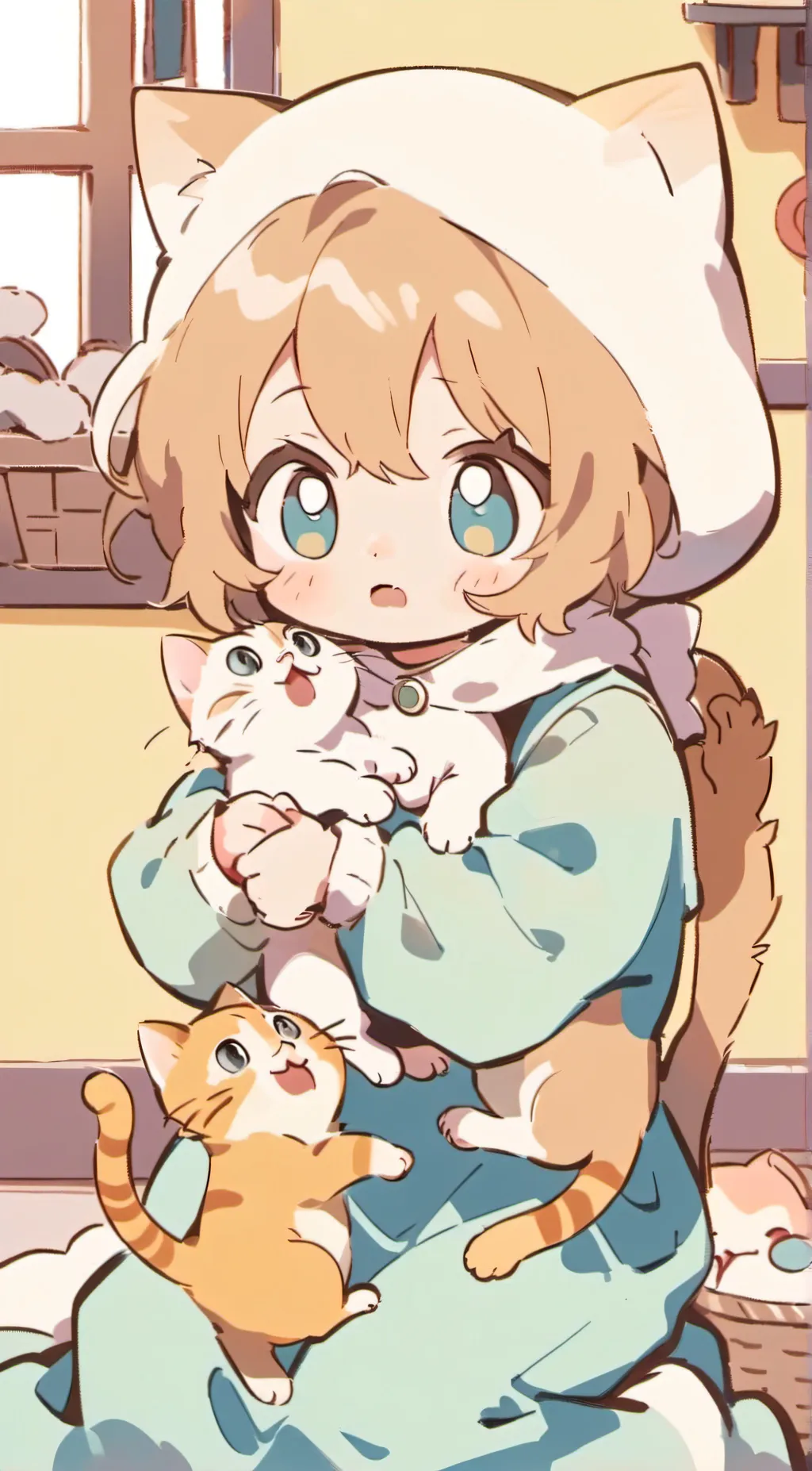 ai character: Chibi background