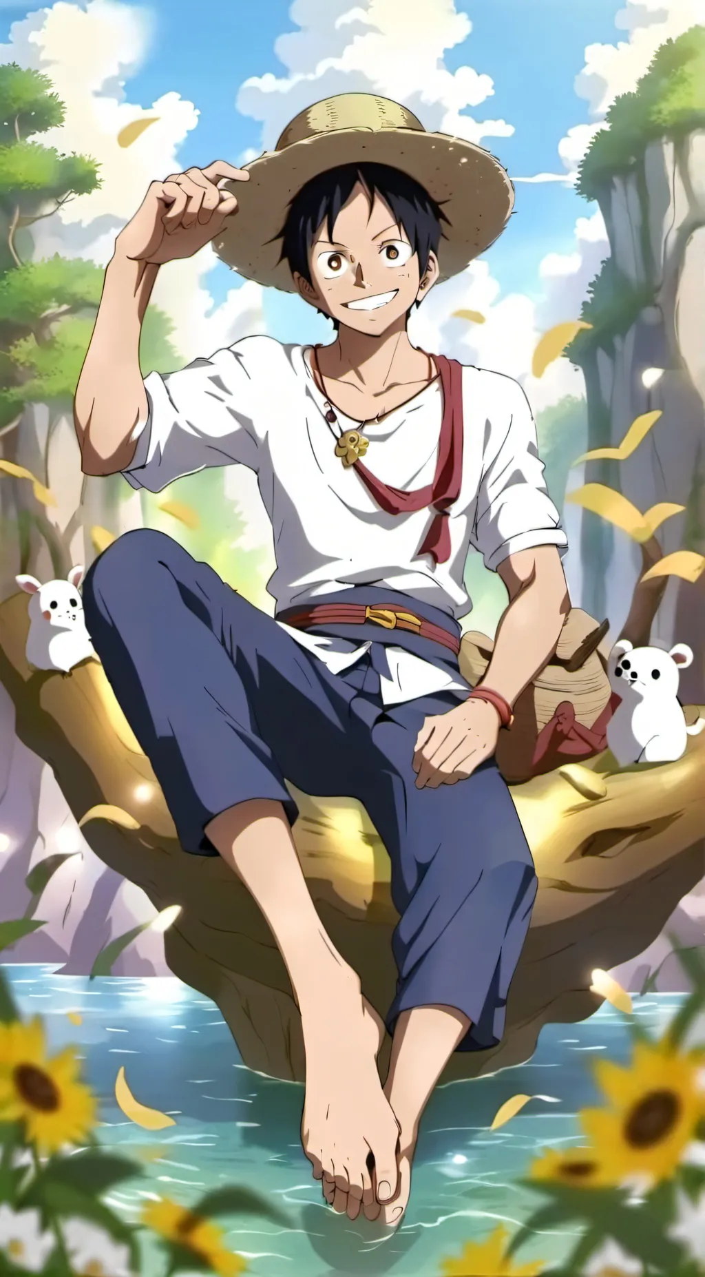 ai character: strawhats background