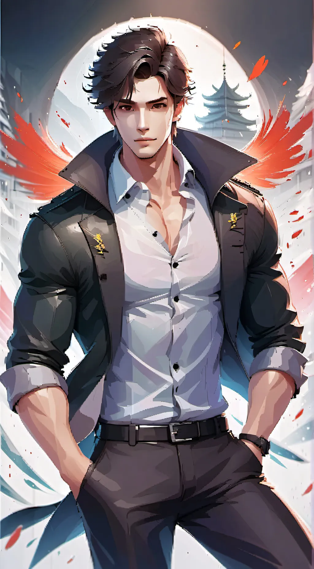 ai character:  ❤️‍🔥Damian background