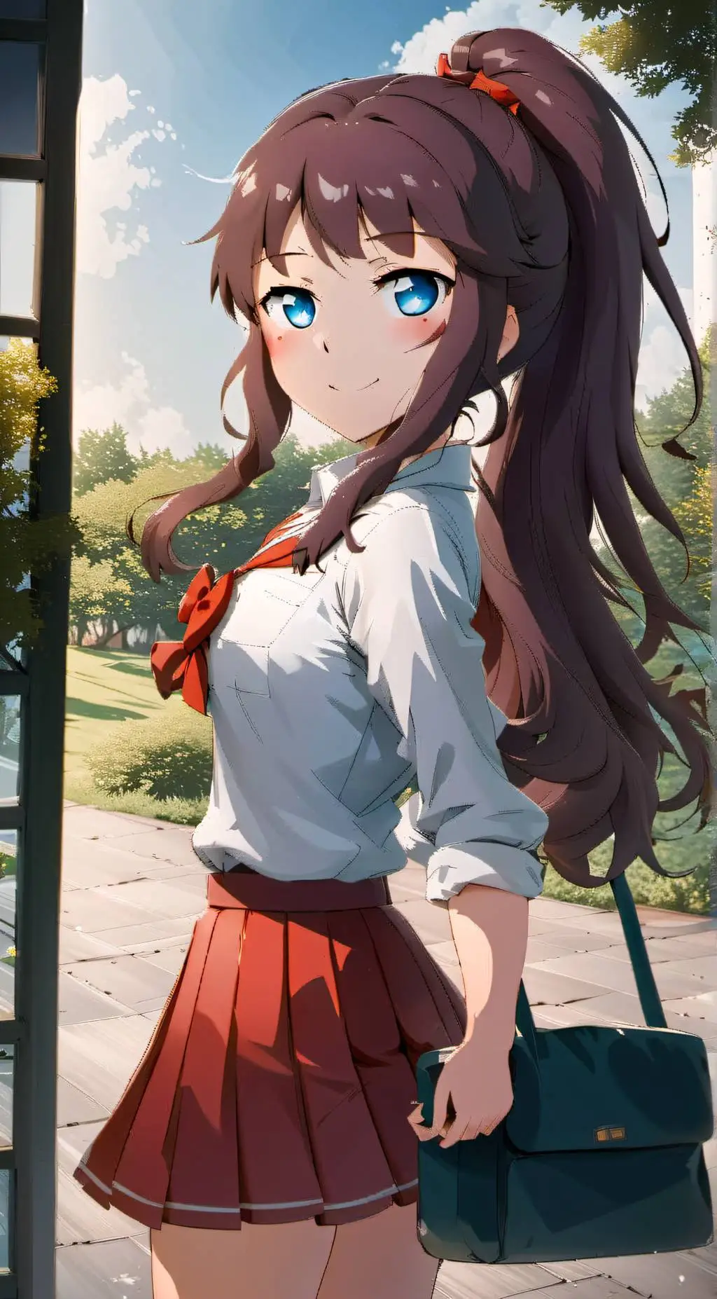 ai character: Hifumi Takimoto  background