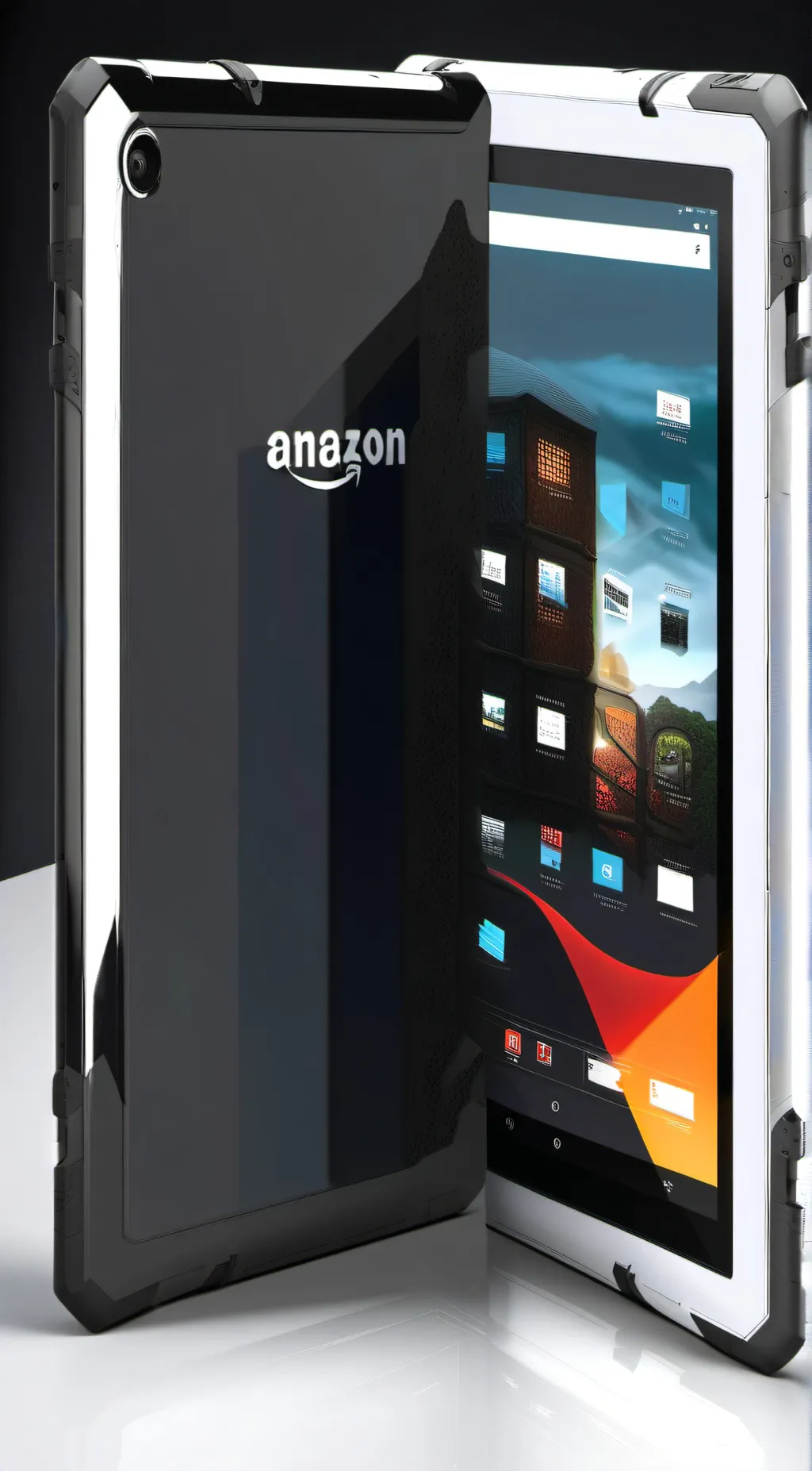 ai character: Amazon Fire Tablet background