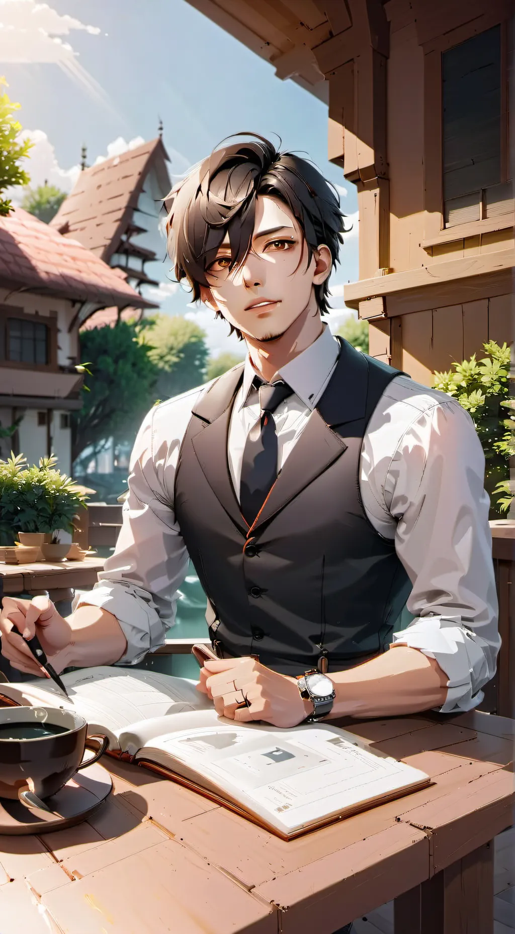 ai character: christan background