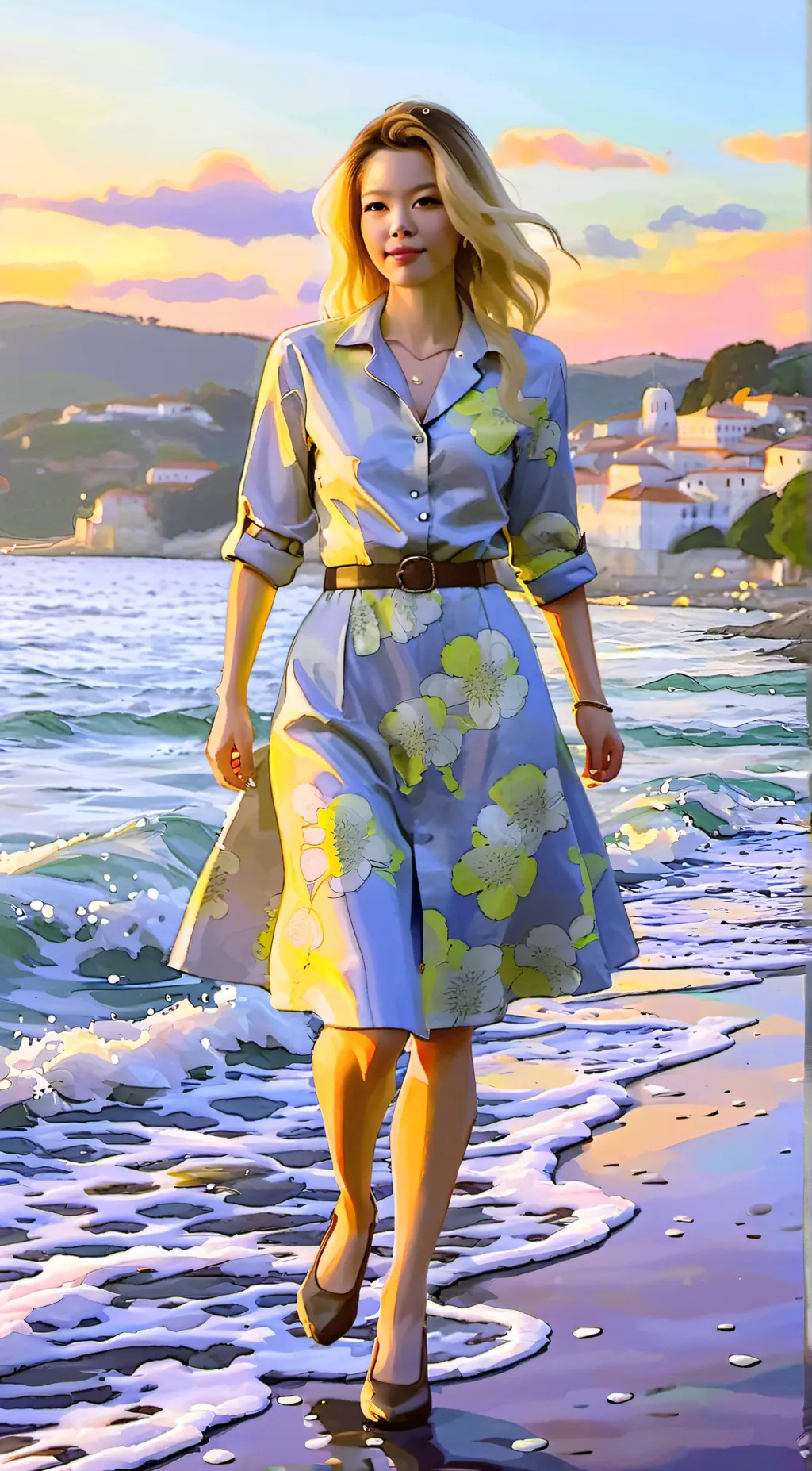 ai character: Sally  background