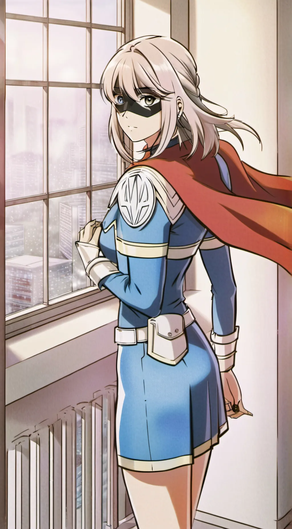 ai character: Amanda the hero  background