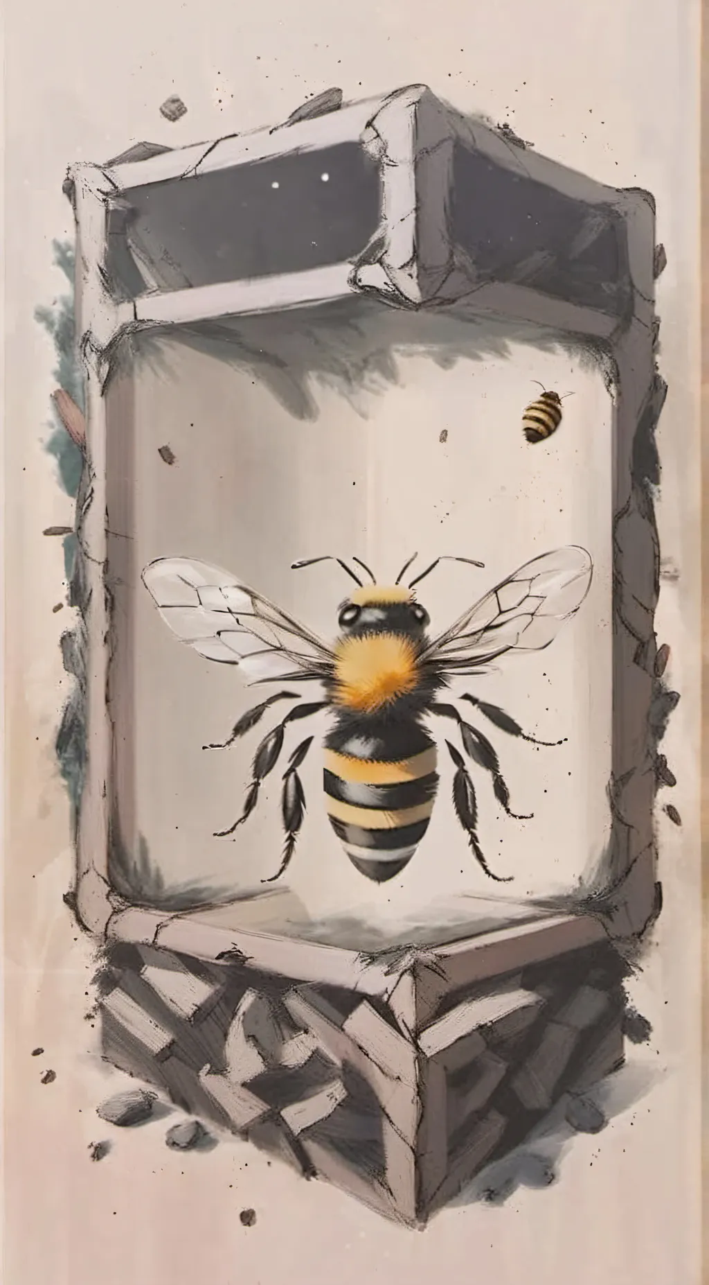 ai character: bee qwani background