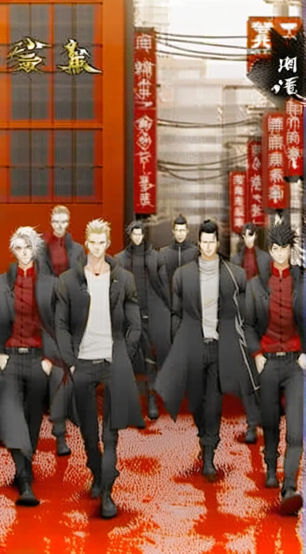 ai character: Dark moon gang background