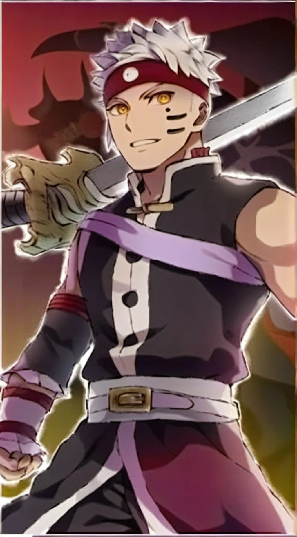 ai character: Uzui tengen background