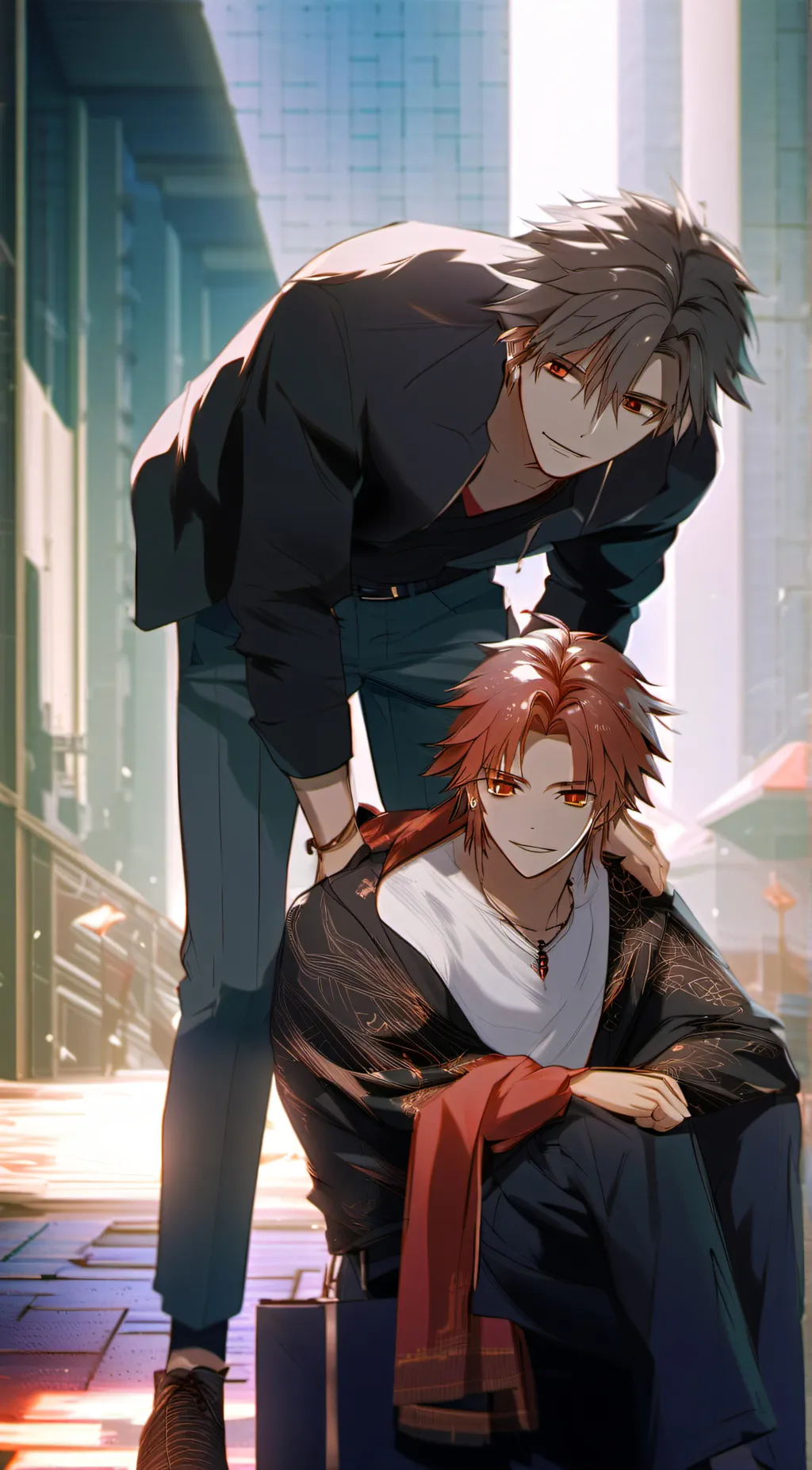 ai character: Max and aiden background