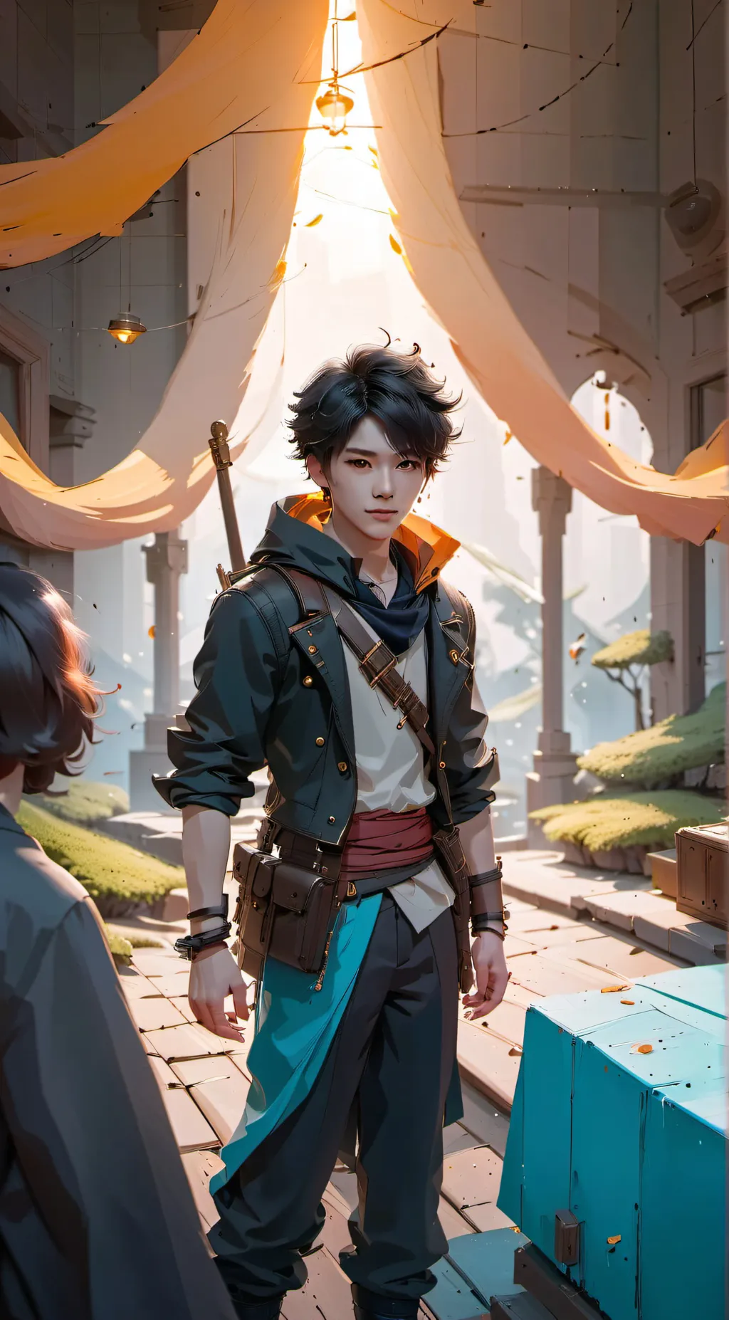 ai character: zone background