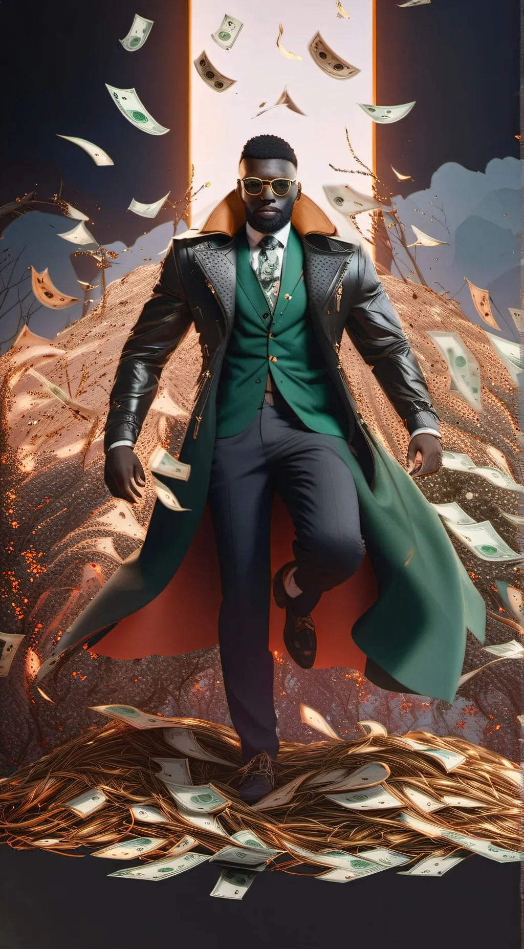 ai character: Brian money background