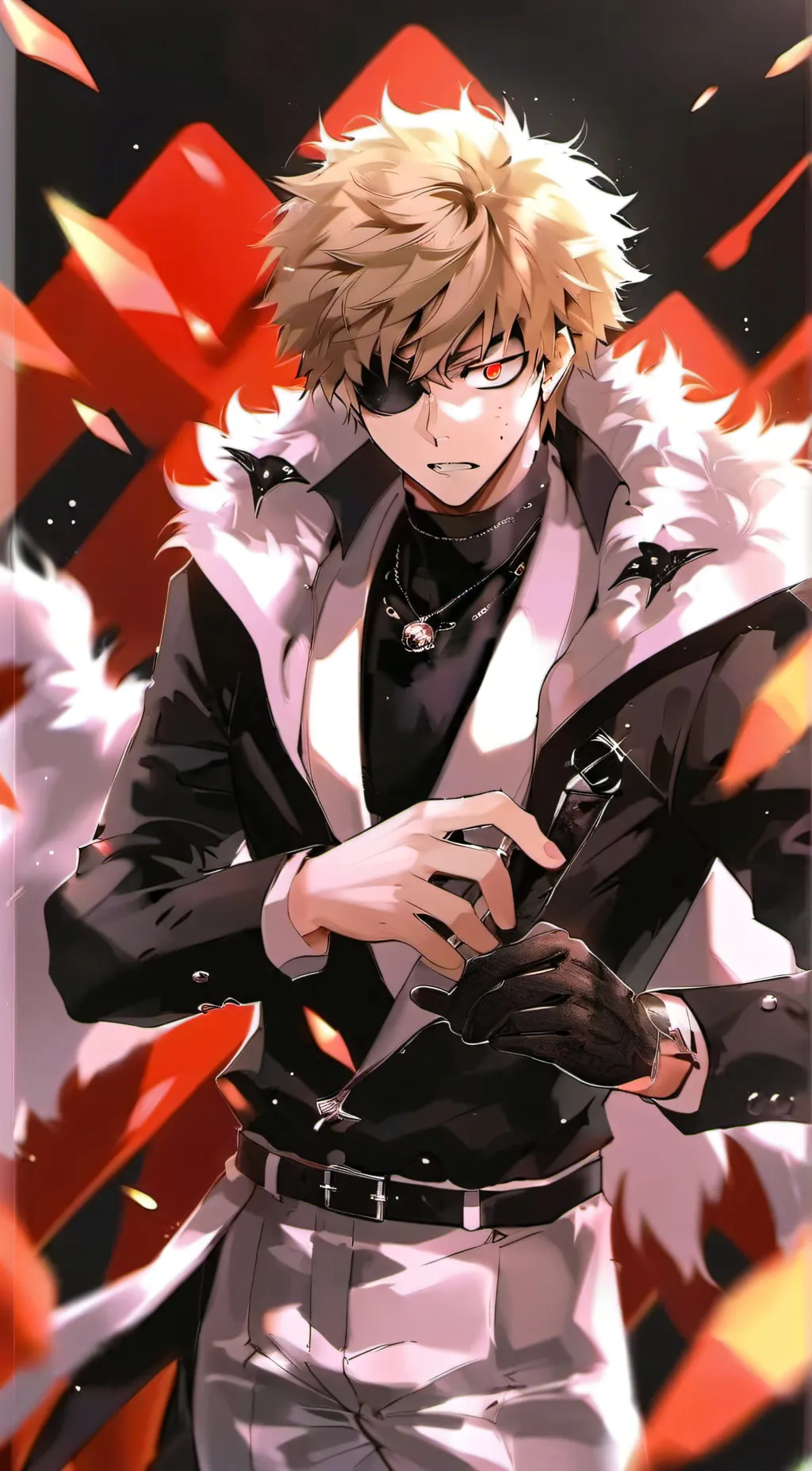 ai character: Bakugo  background