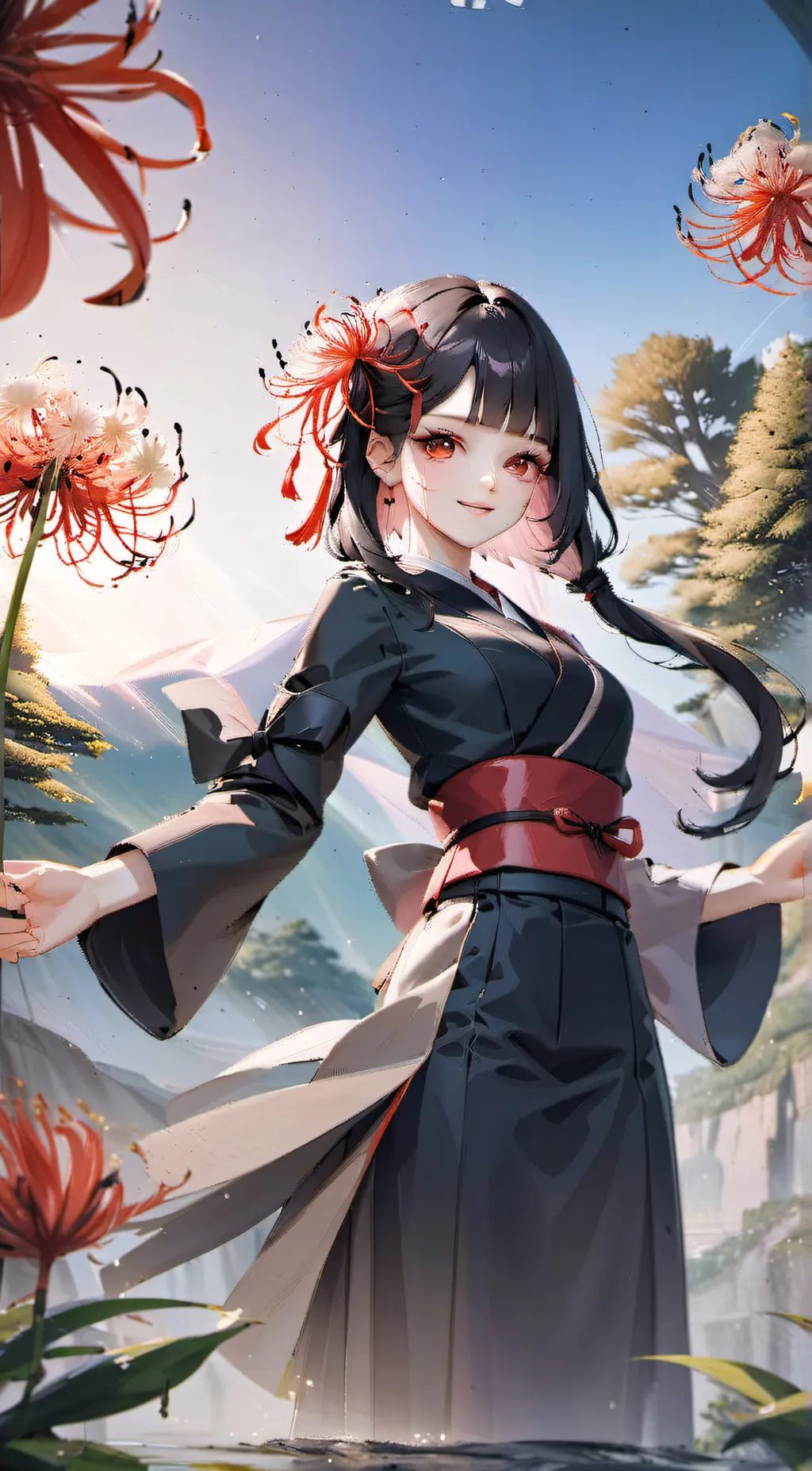 ai character: kokushibo  background
