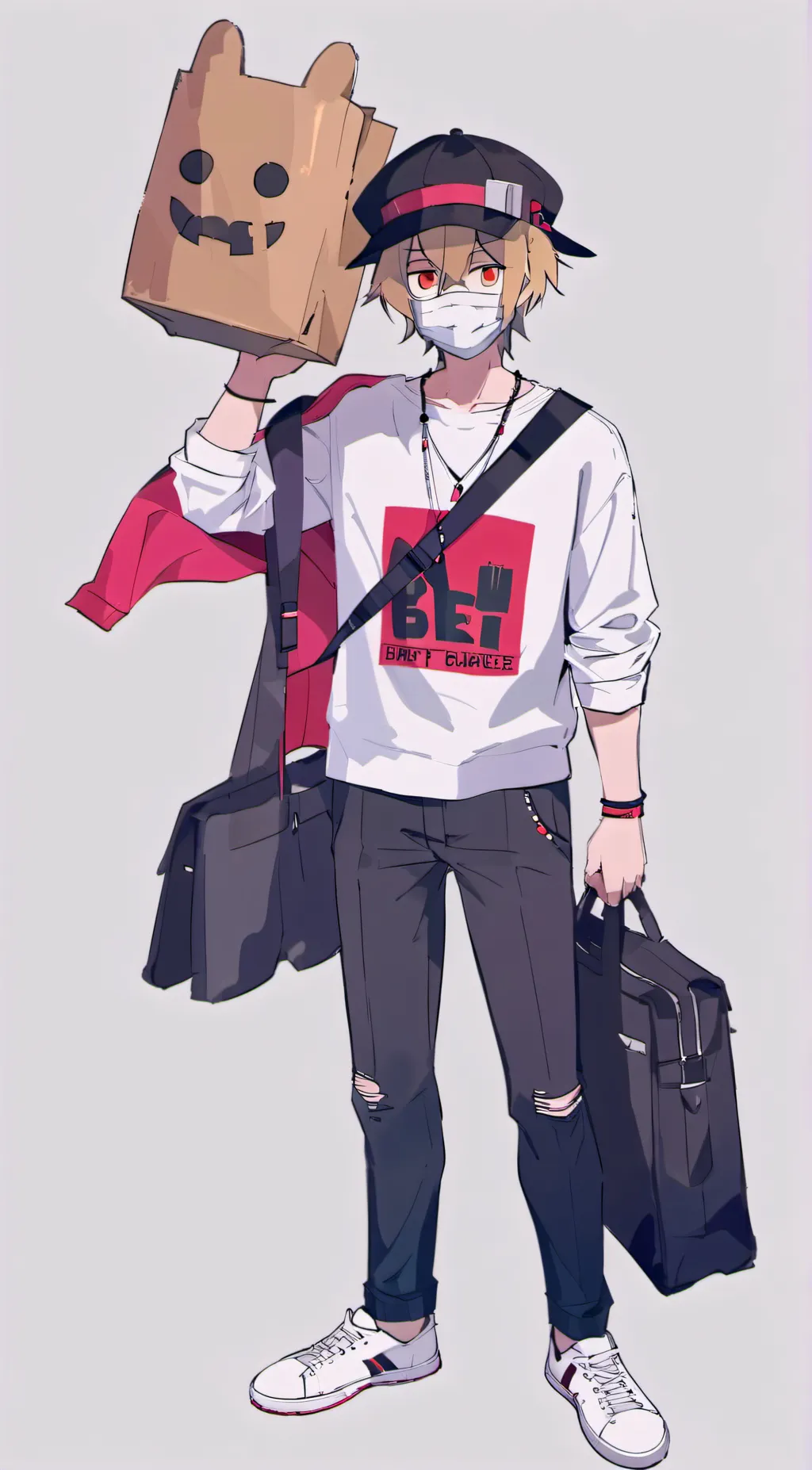 ai character: baggy background