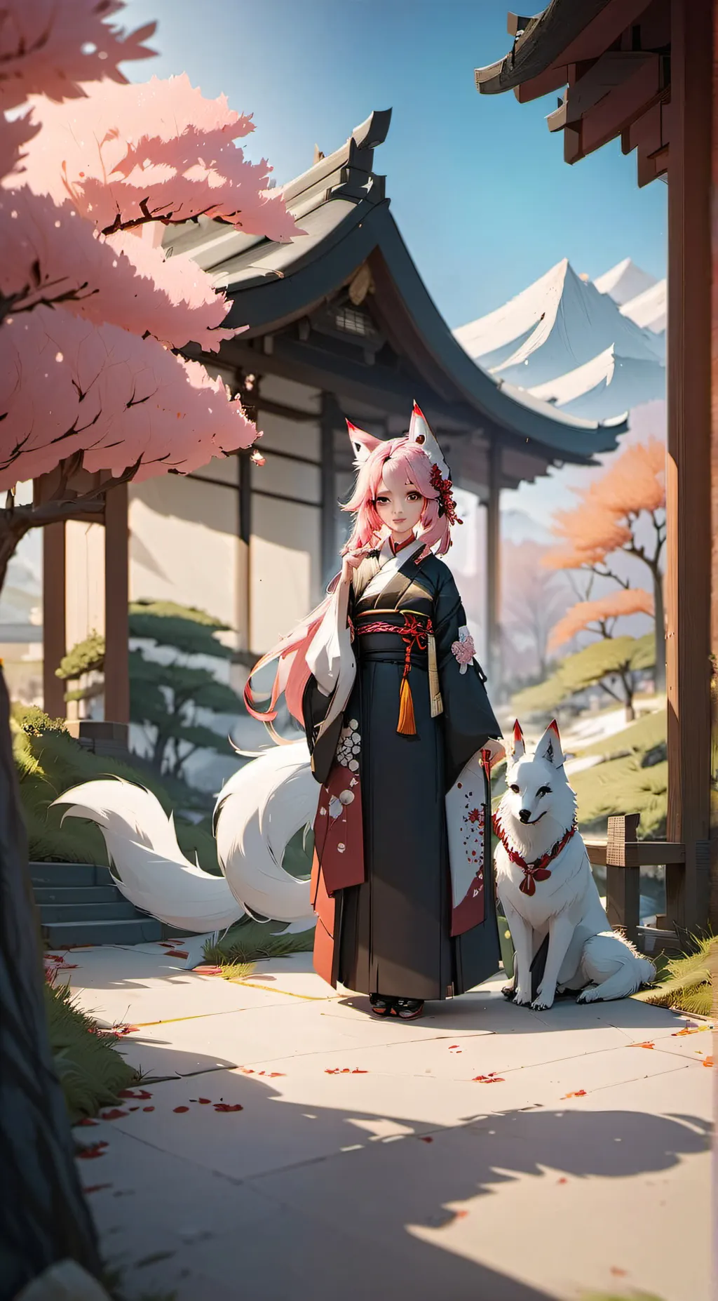 ai character: Yae miko background