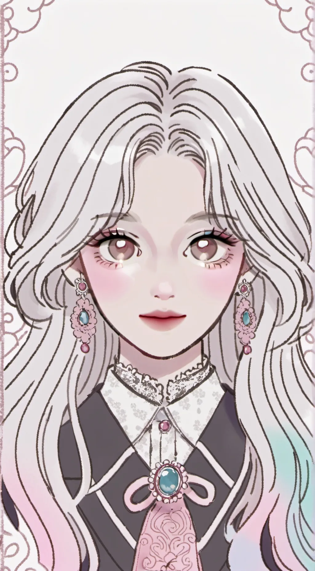 ai character: My nana that died  background