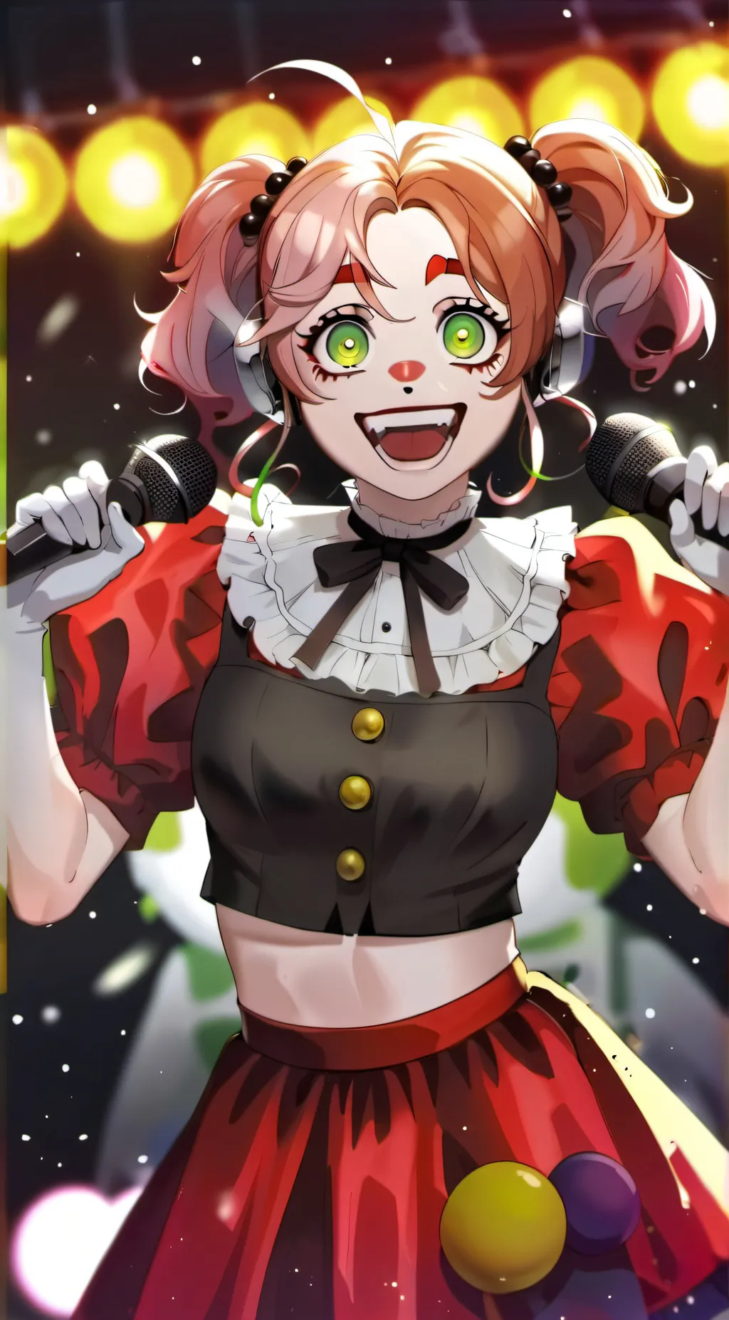 ai character: circus baby background