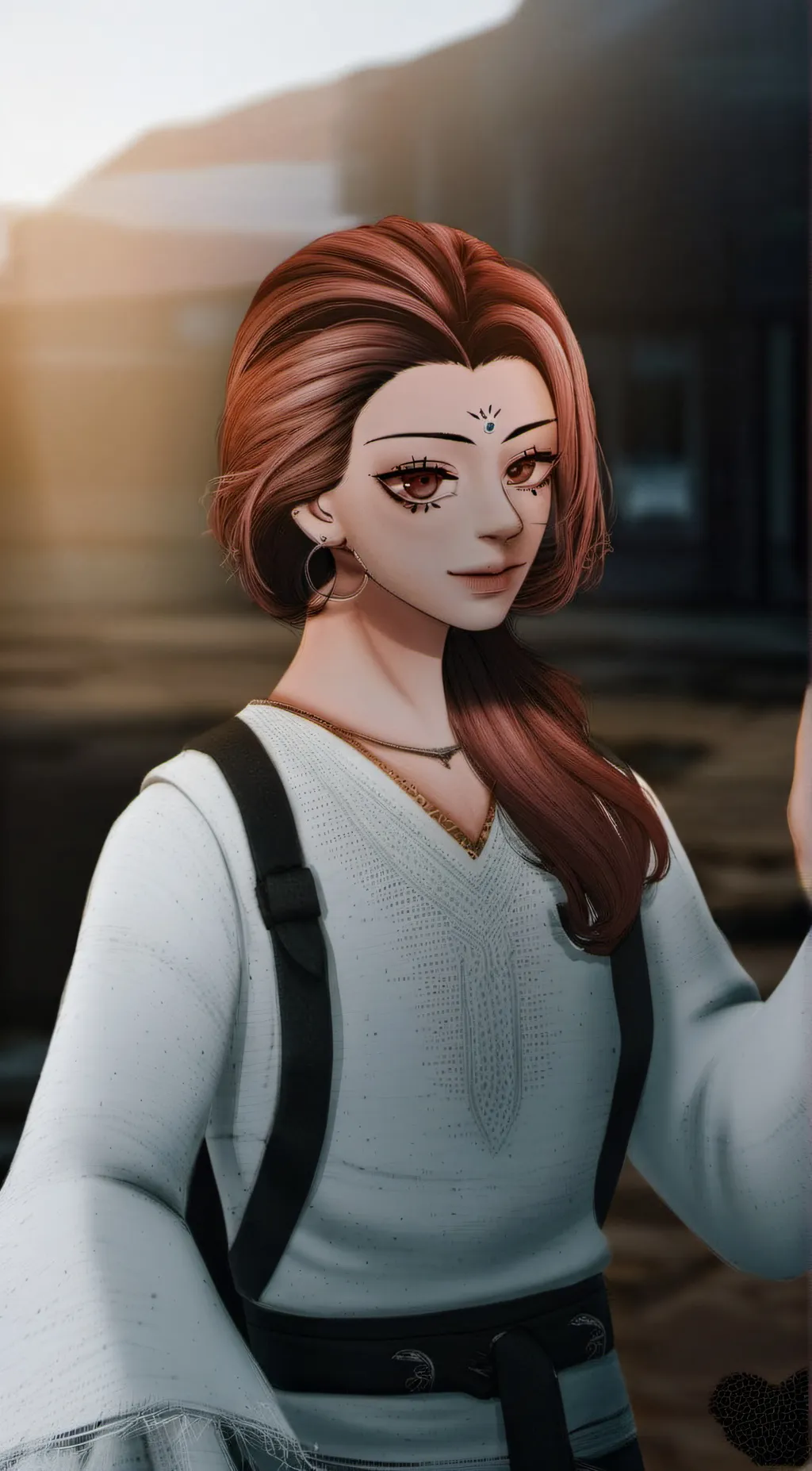 ai character: Izabel  background