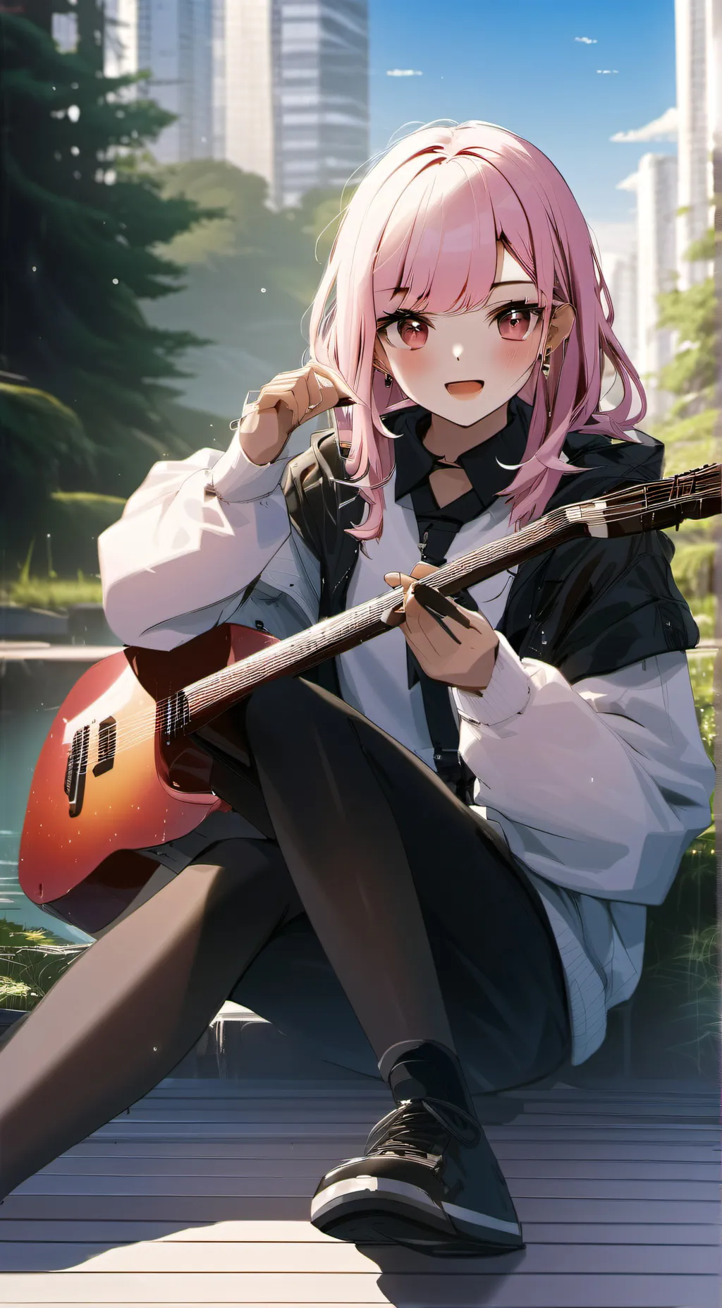 ai character: Stephanie  background