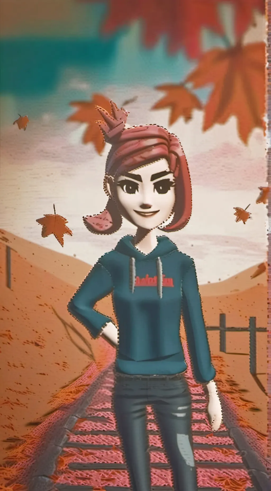 ai character: BaconGirl background