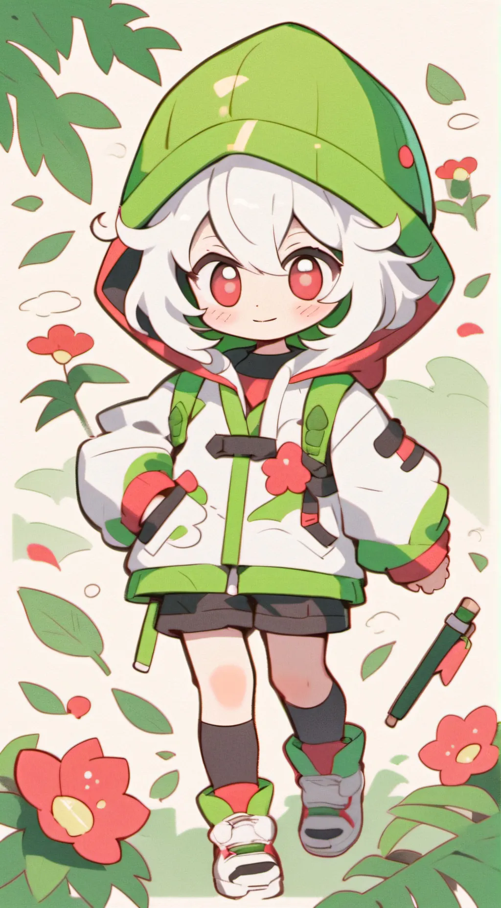 ai character: Lilly background