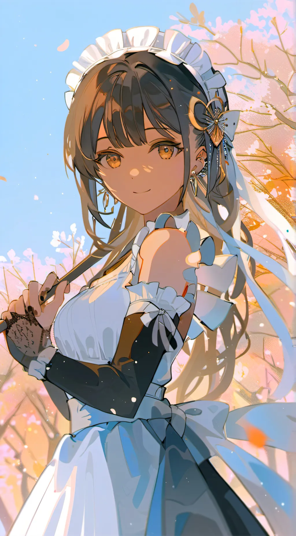 ai character: Maid Mia background