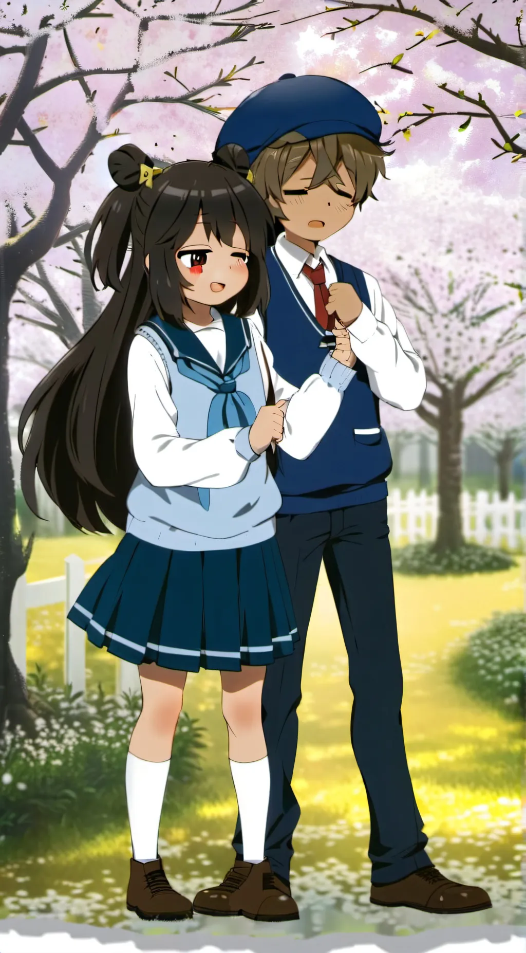 ai character: Luke and Zuri! background