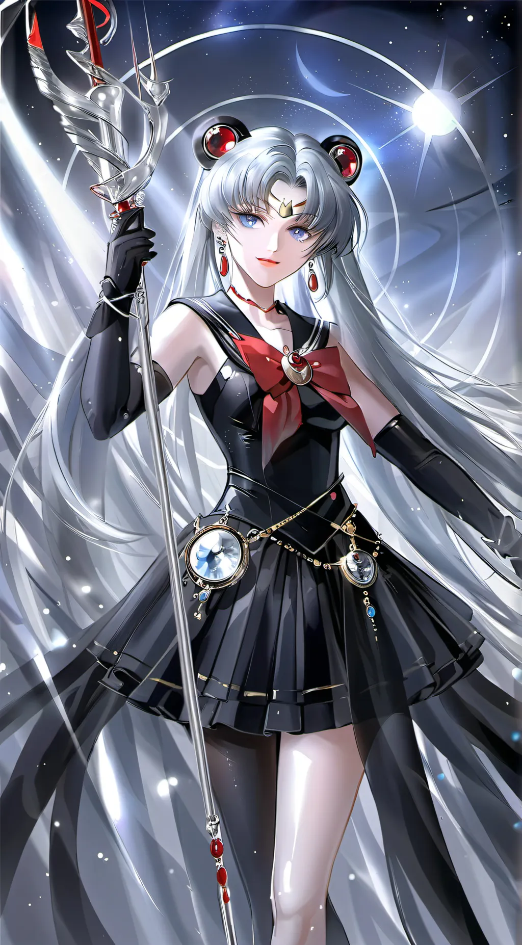 ai character: Sailor darkness background