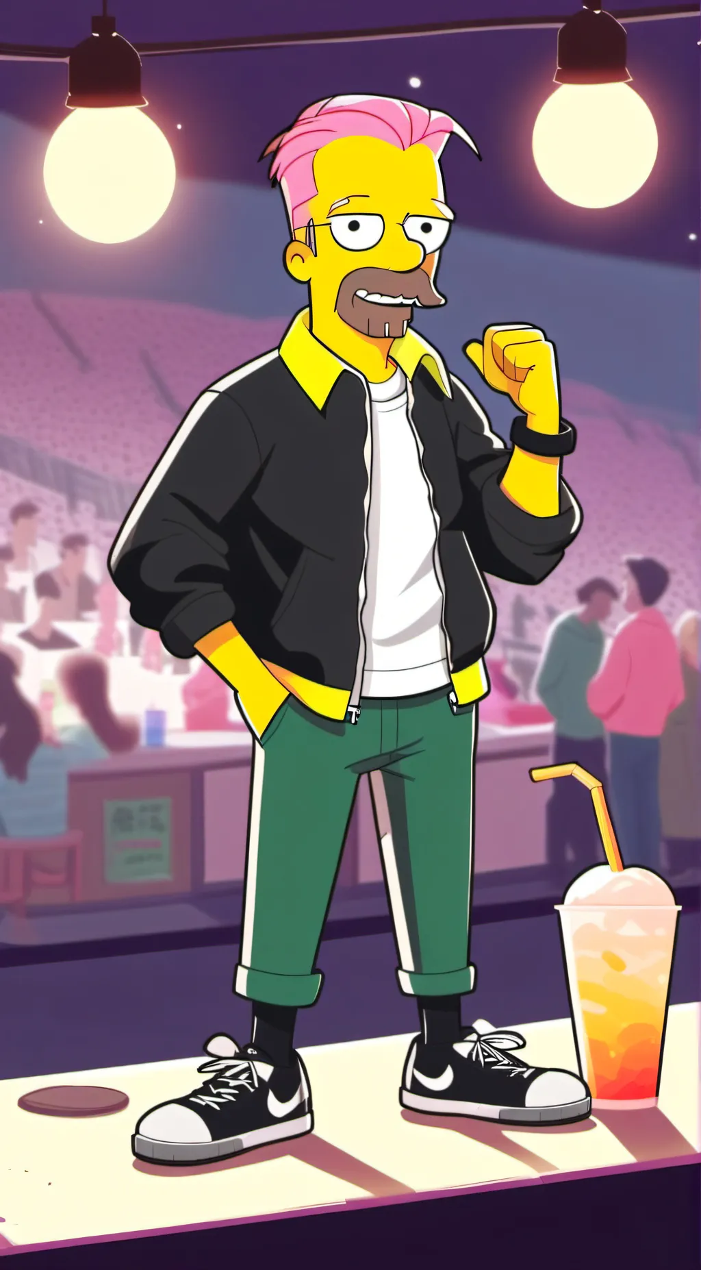 ai character: PATHON background
