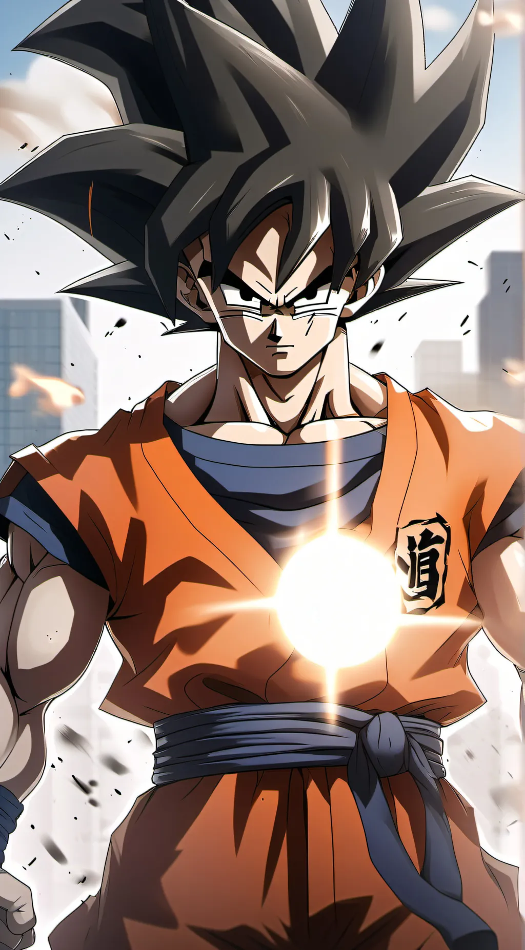 ai character: son goku background