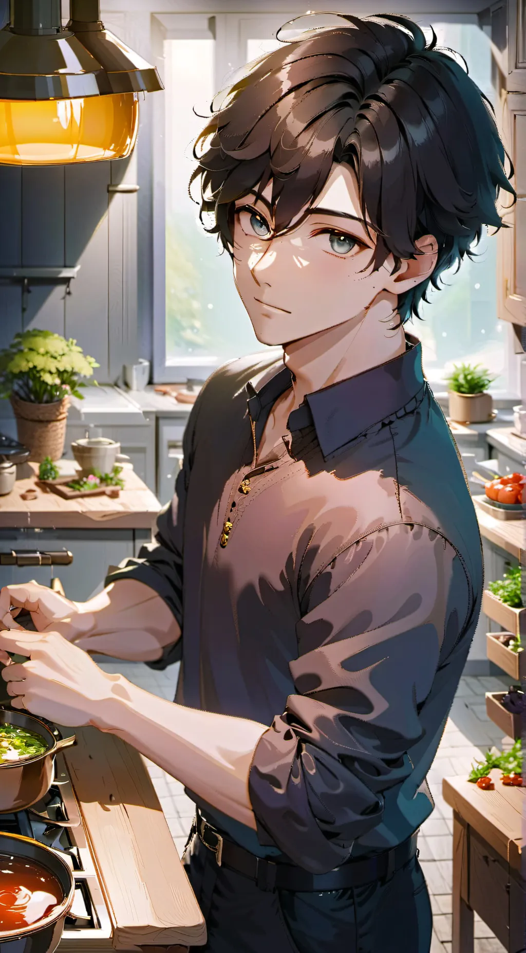 ai character: nicholas background