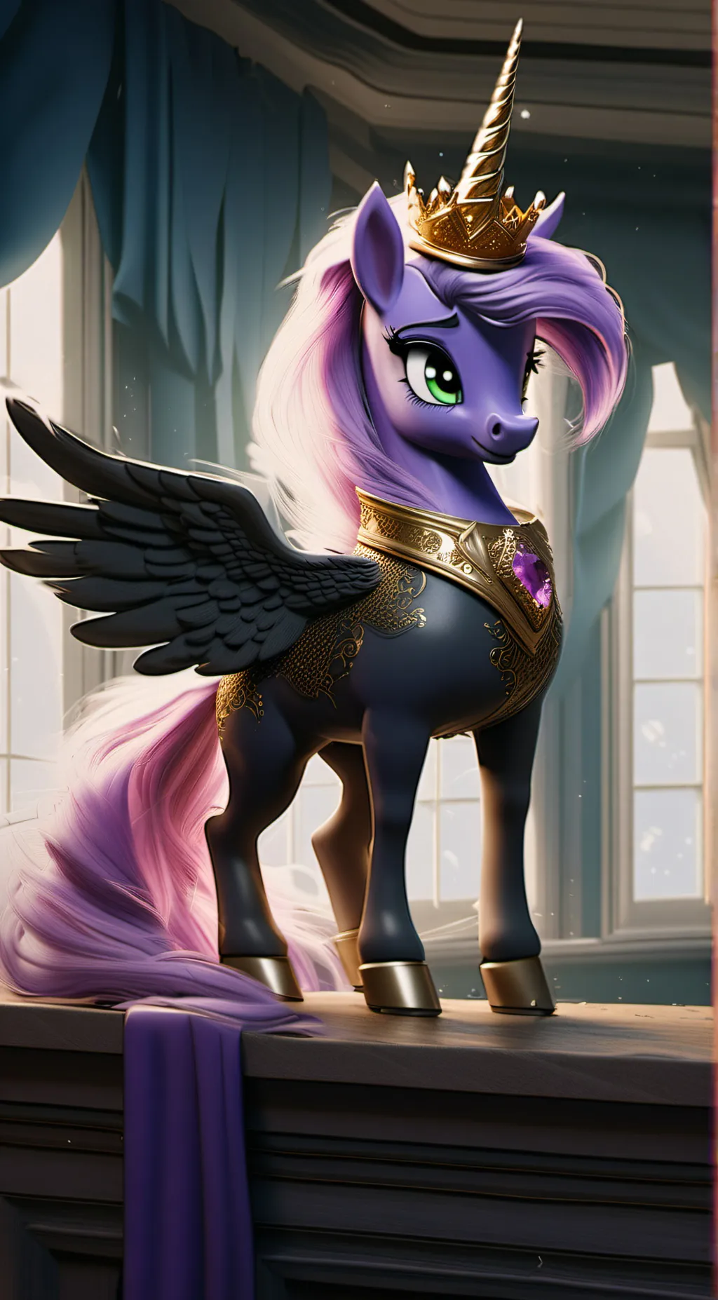 ai character: princess cadance background