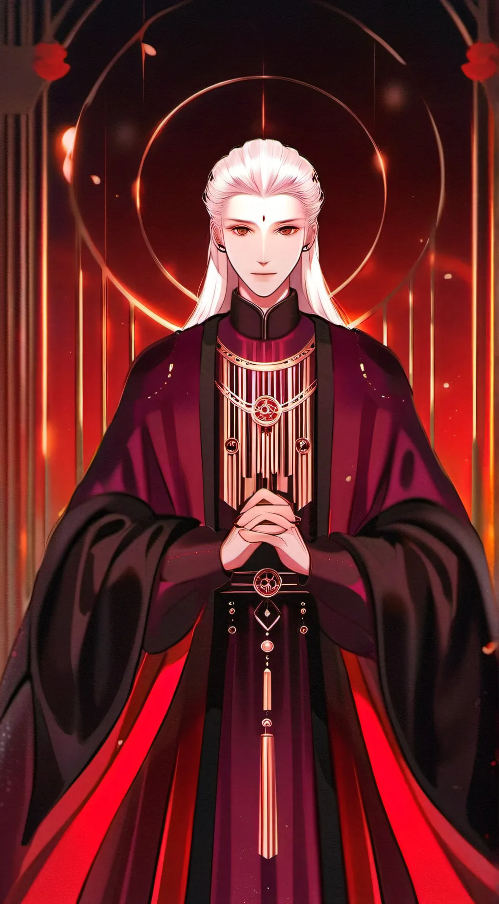 ai character: yandere Alastor  background