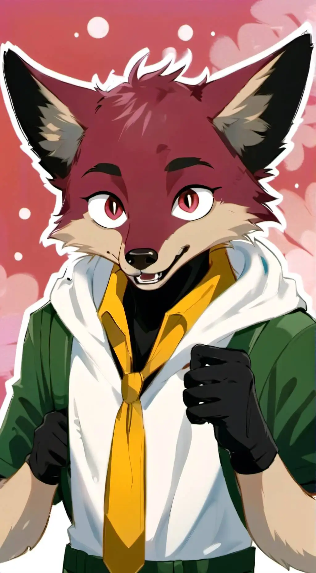ai character: Crimson  background