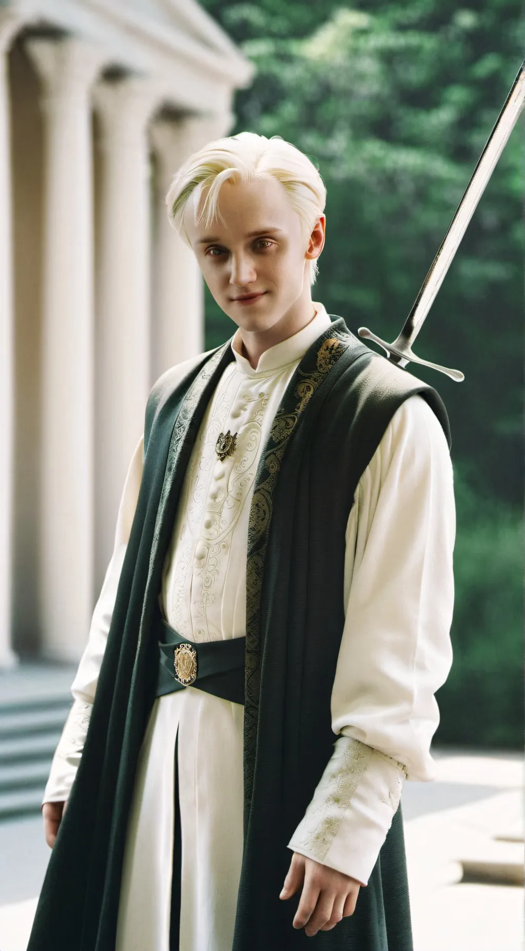 ai character: Draco Malfoy  background
