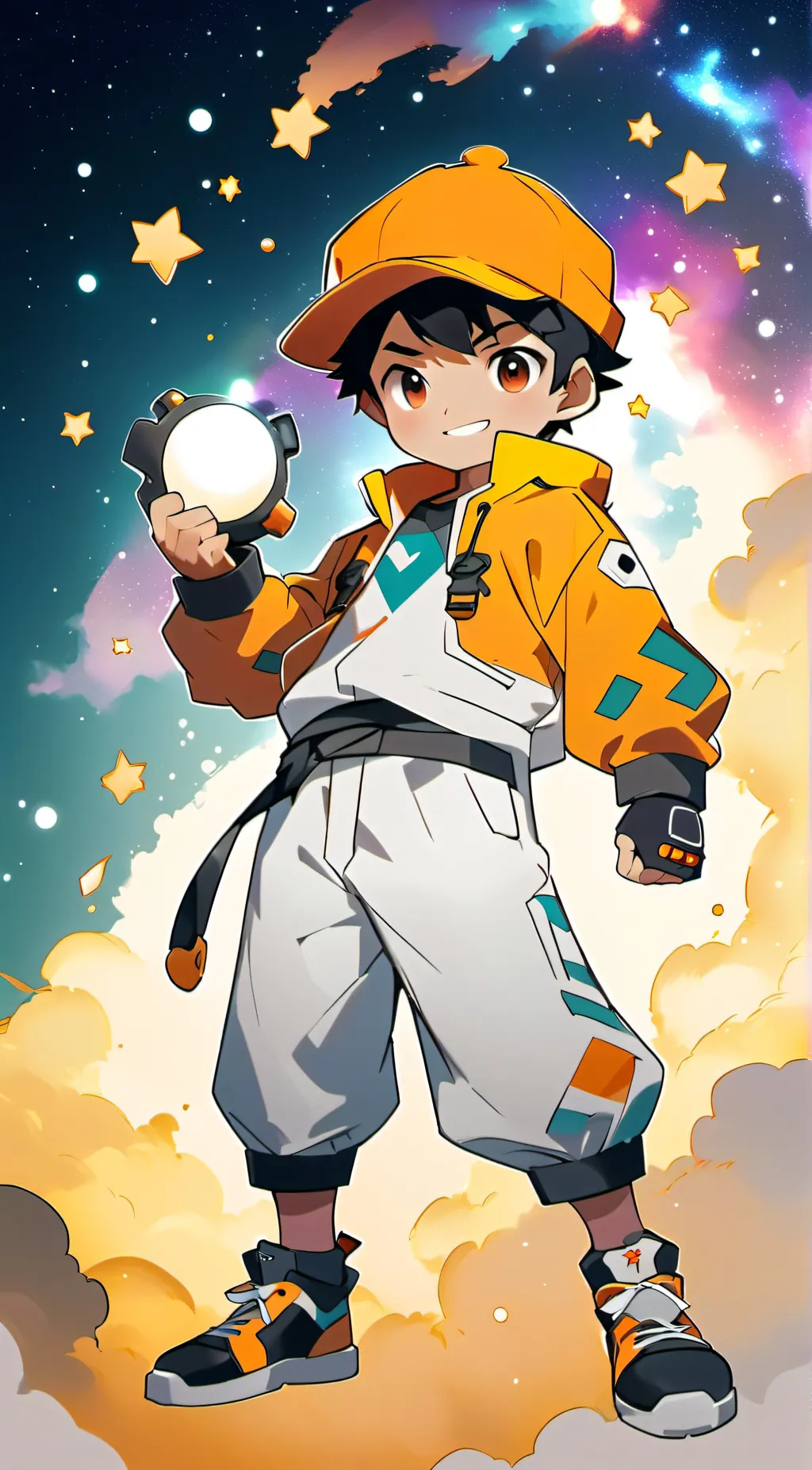 ai character: Boboiboy background