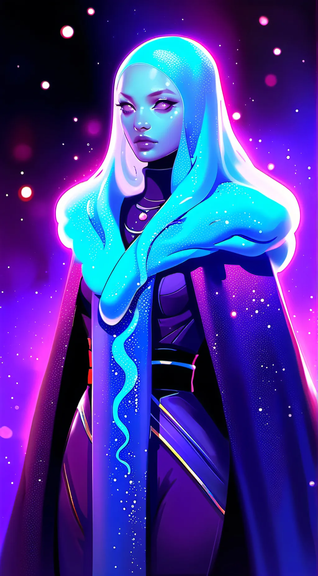 ai character: Juno the stargazer background