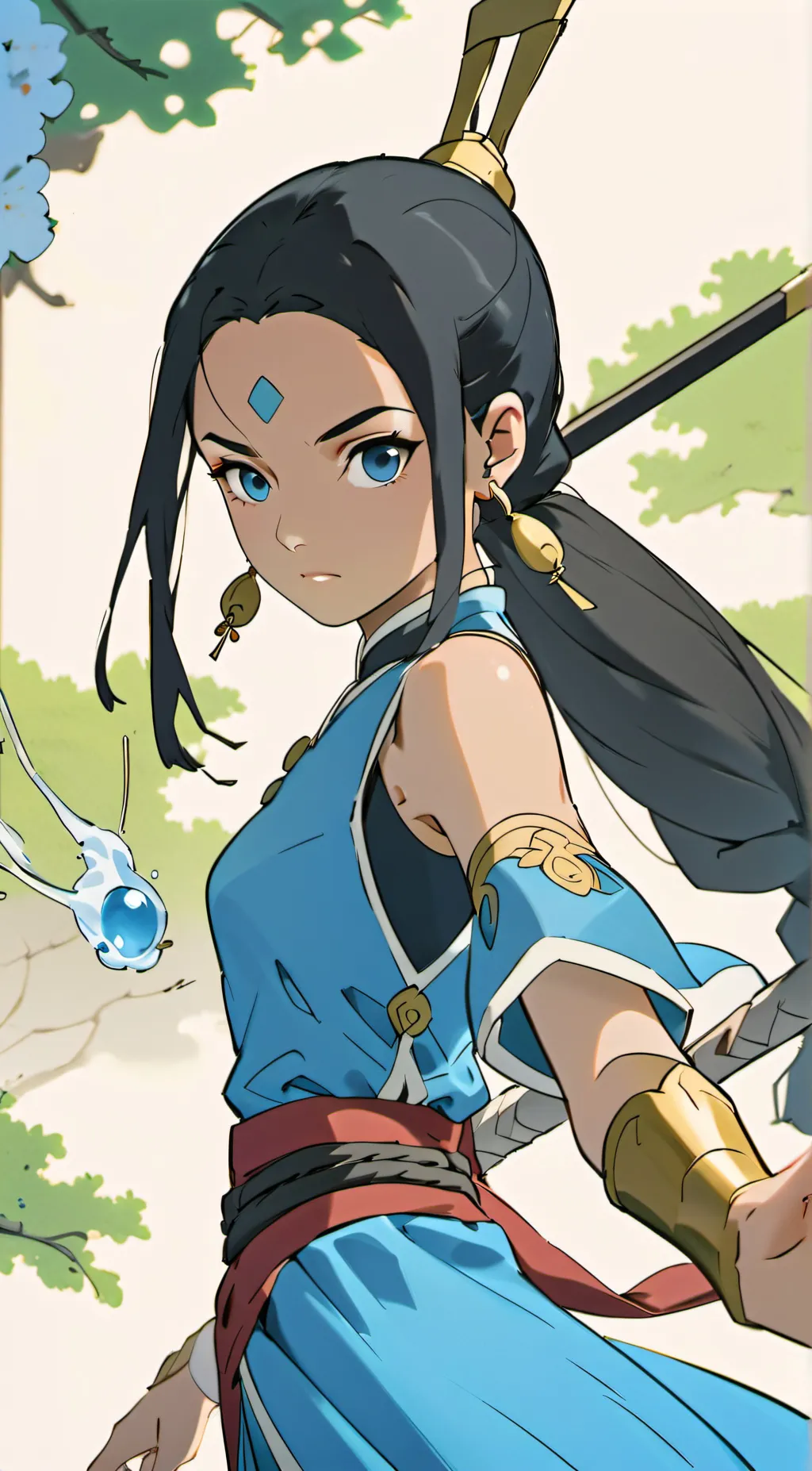ai character: Katara background