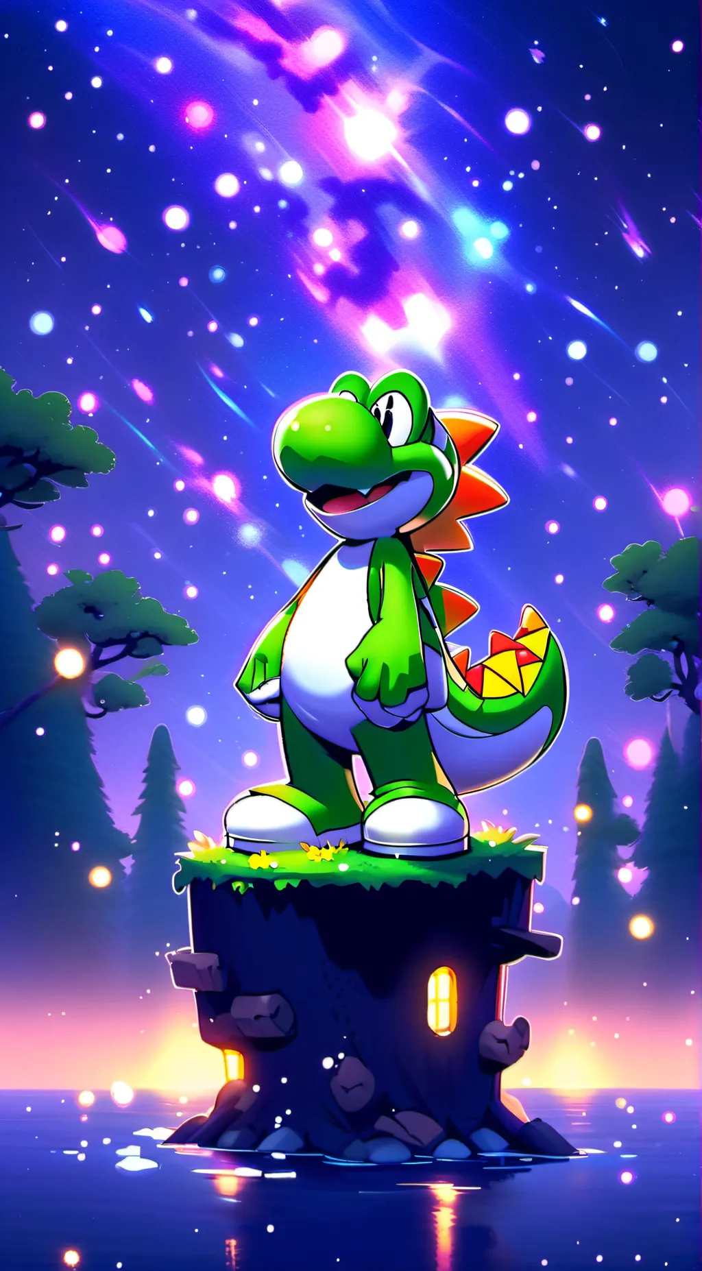 ai character: Yoshi background