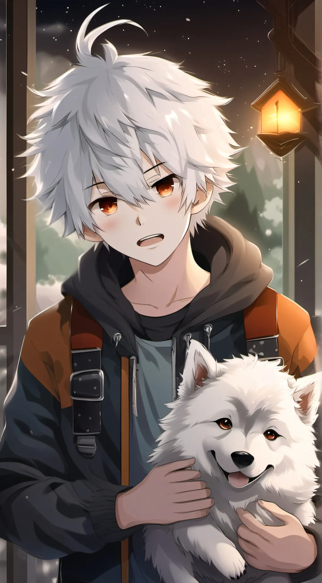 ai character: Lovely  background