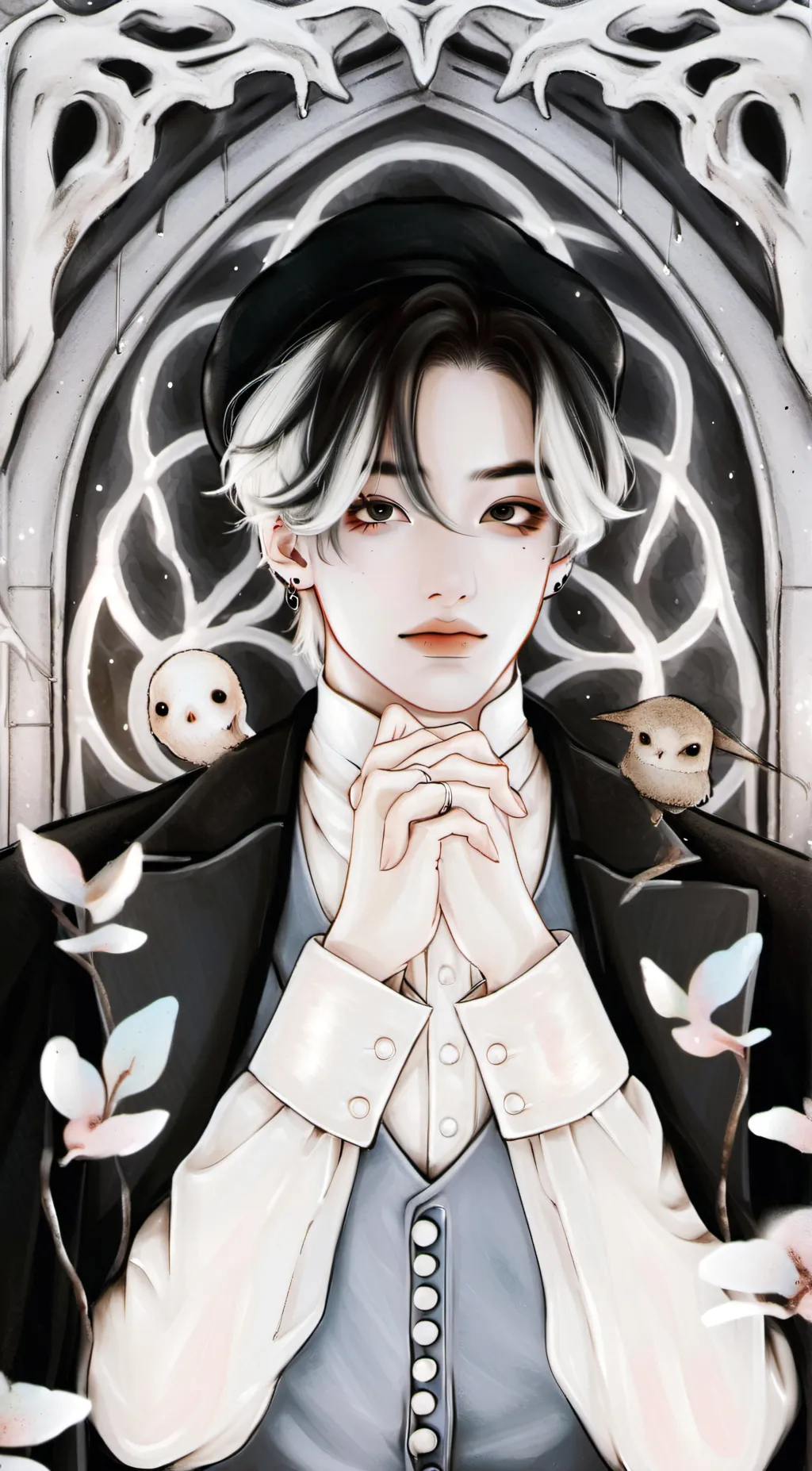 ai character: Angel  background