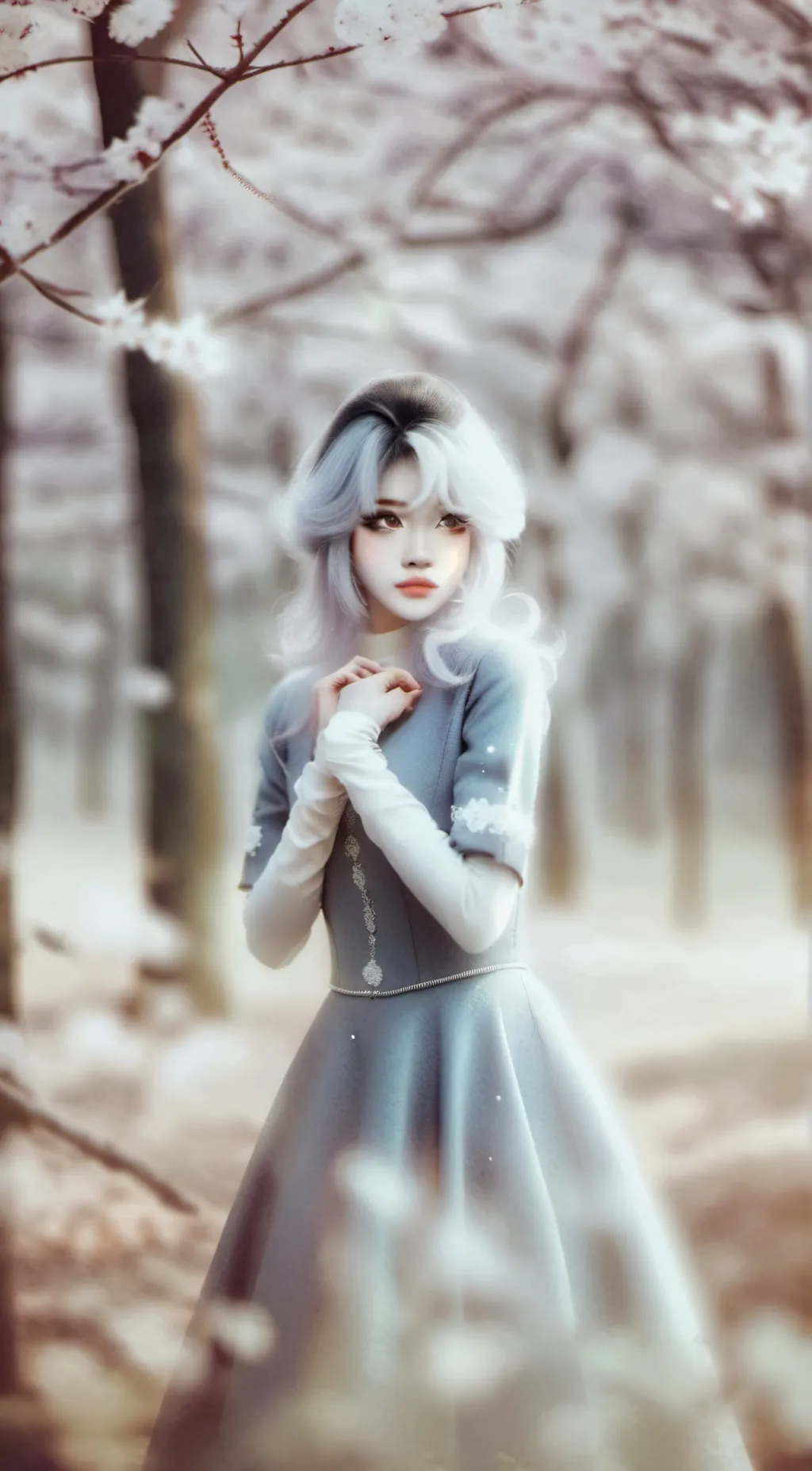 ai character: Aurora background