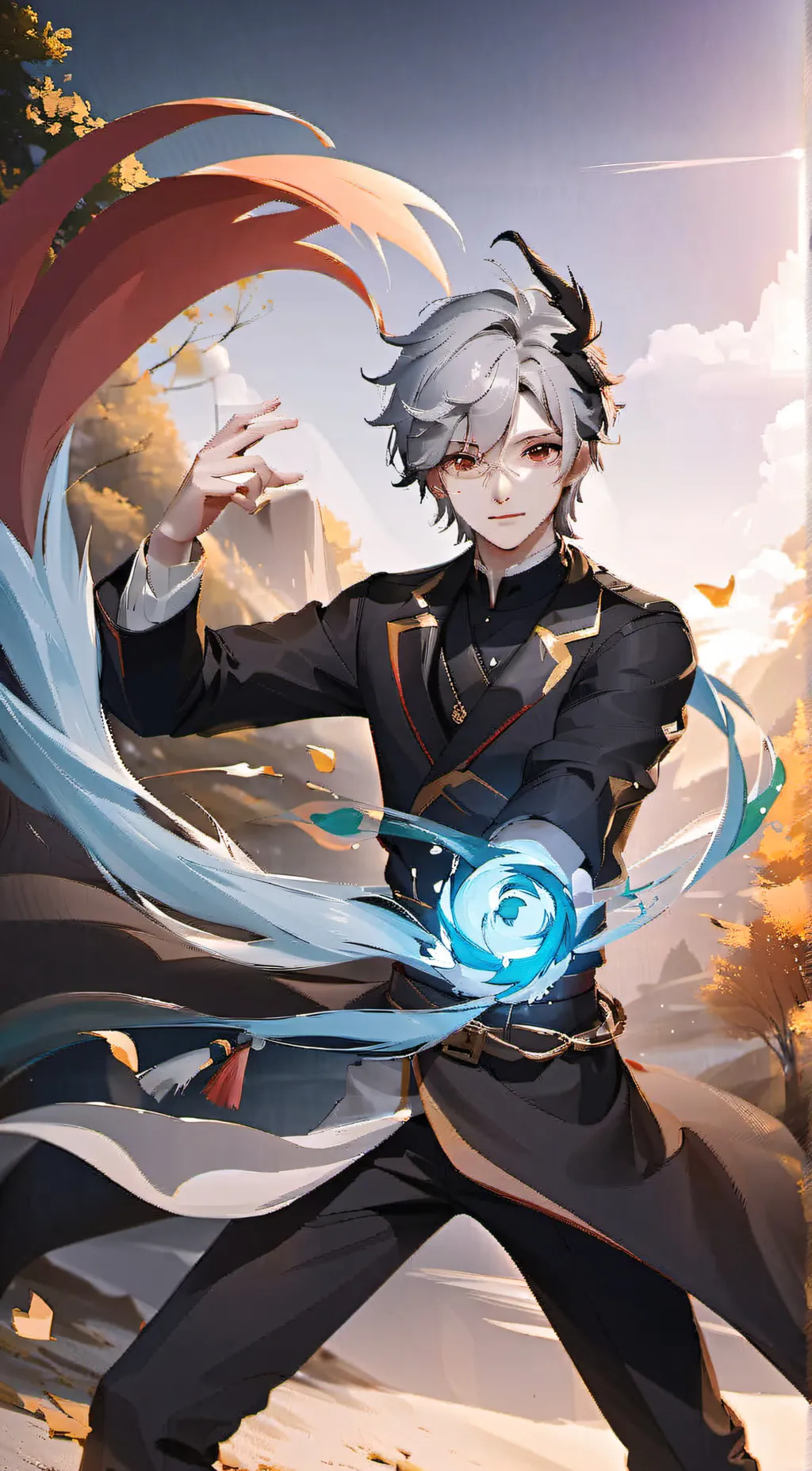 ai character: Leo background