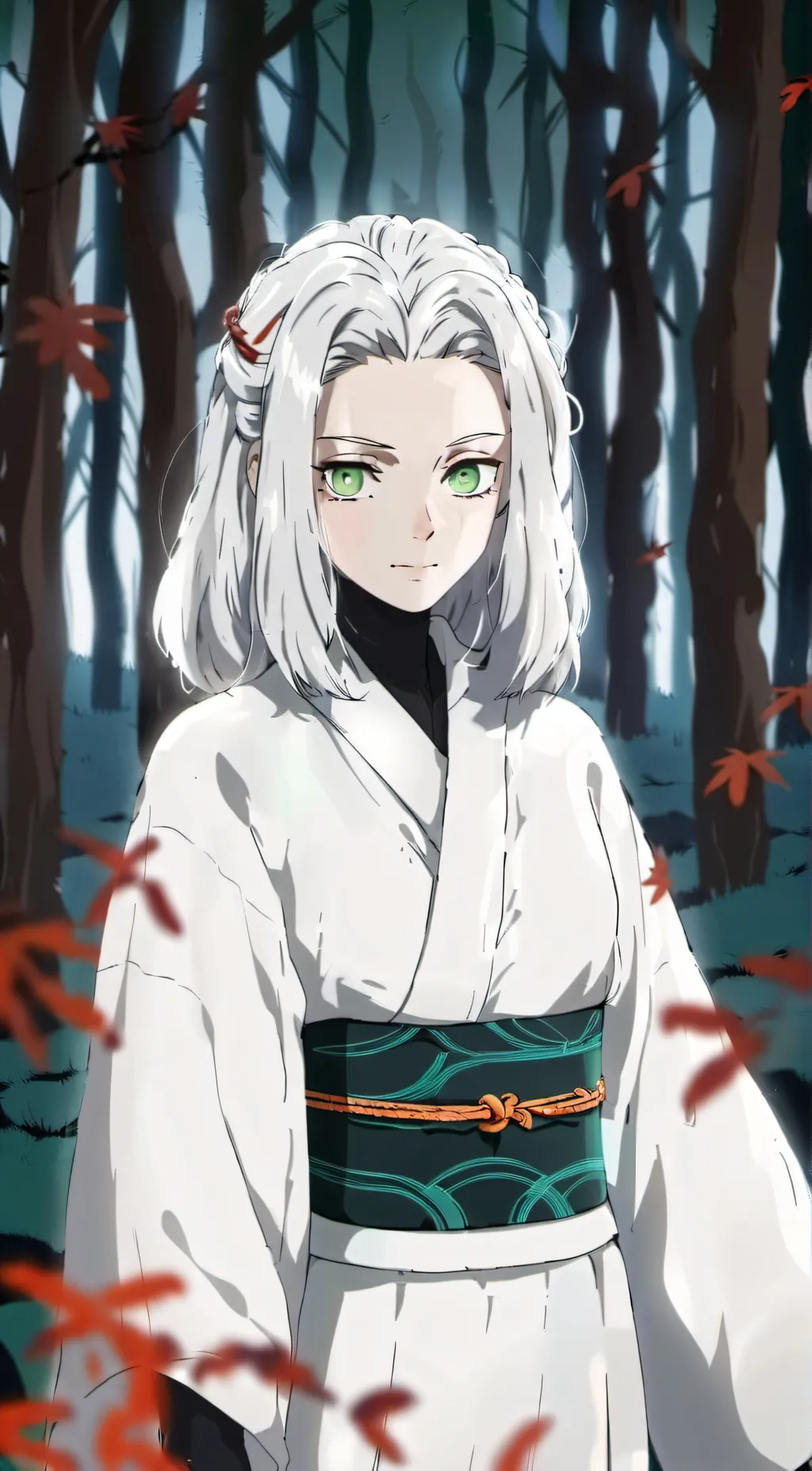 ai character: kimetsu background