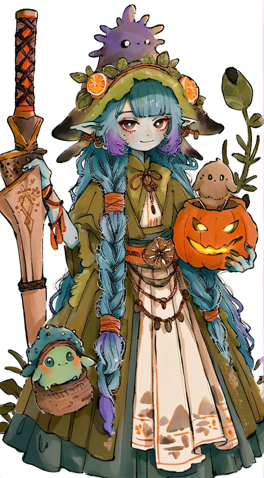 ai character: Mother Goblin  background