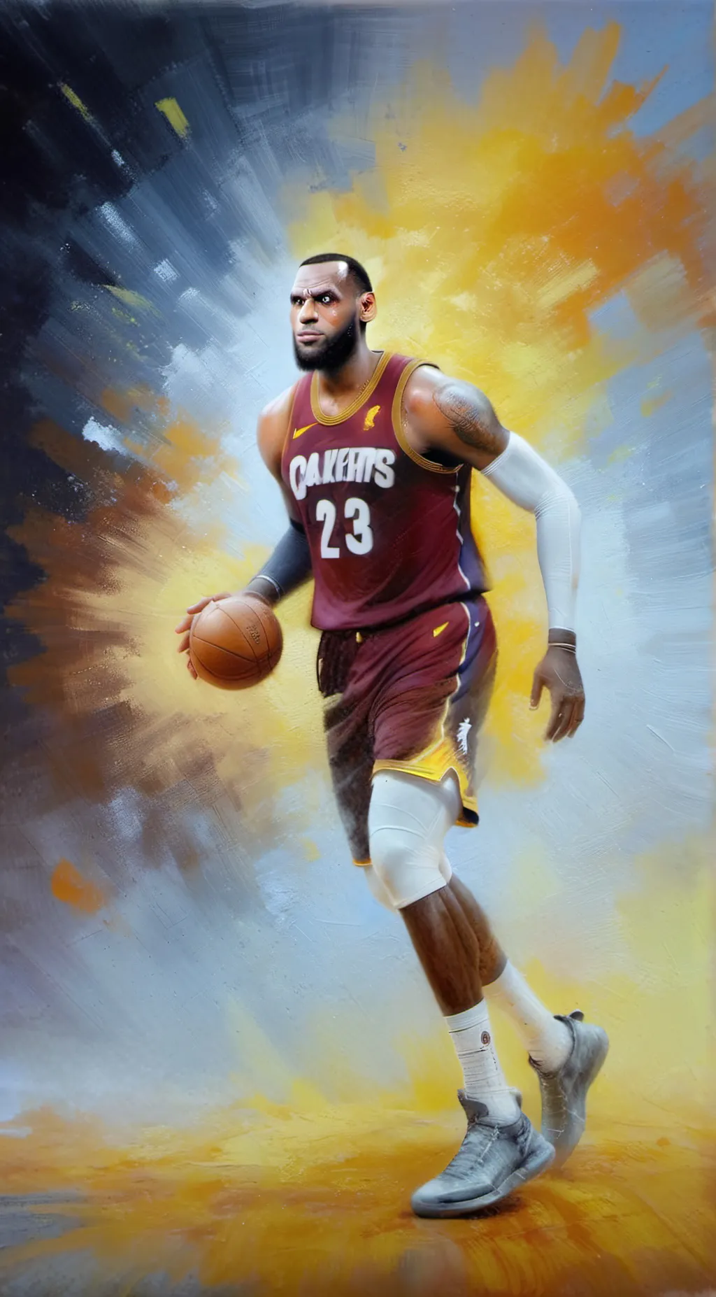 ai character: LeBron James background