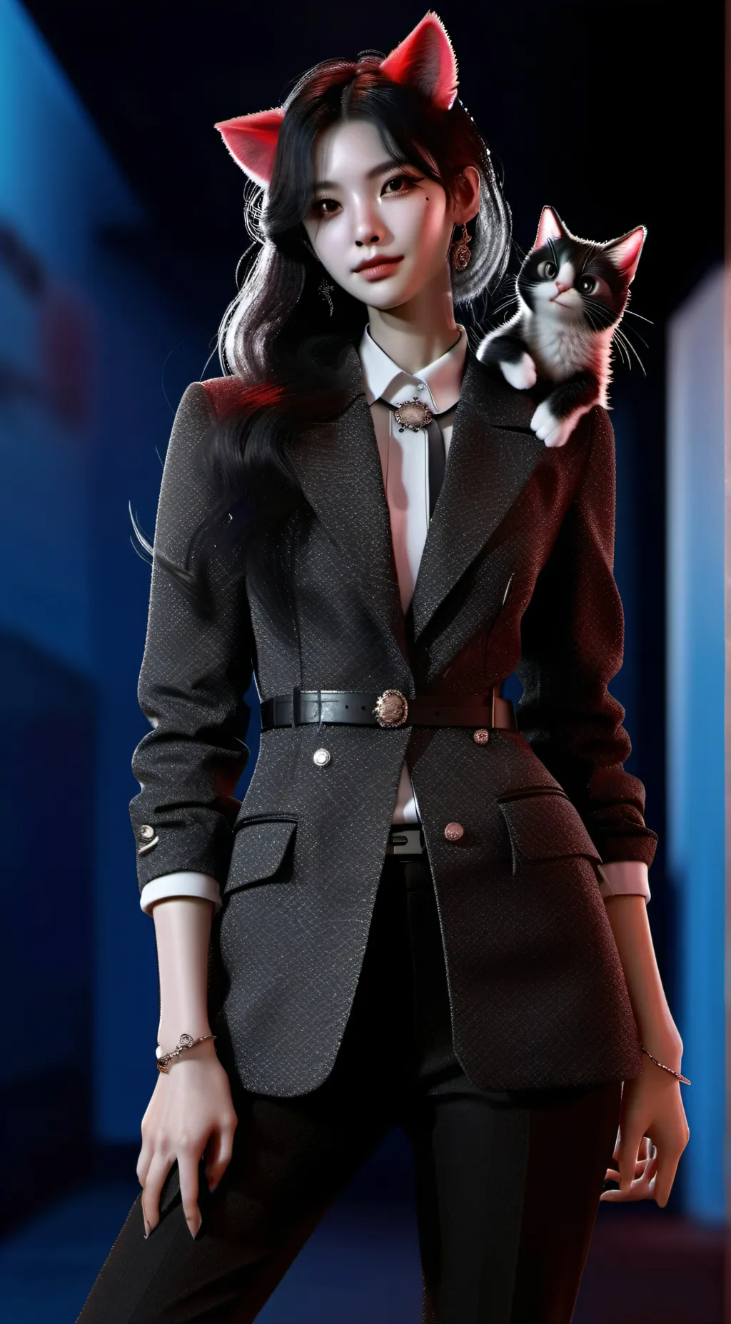 ai character: miss circle SUS!! background